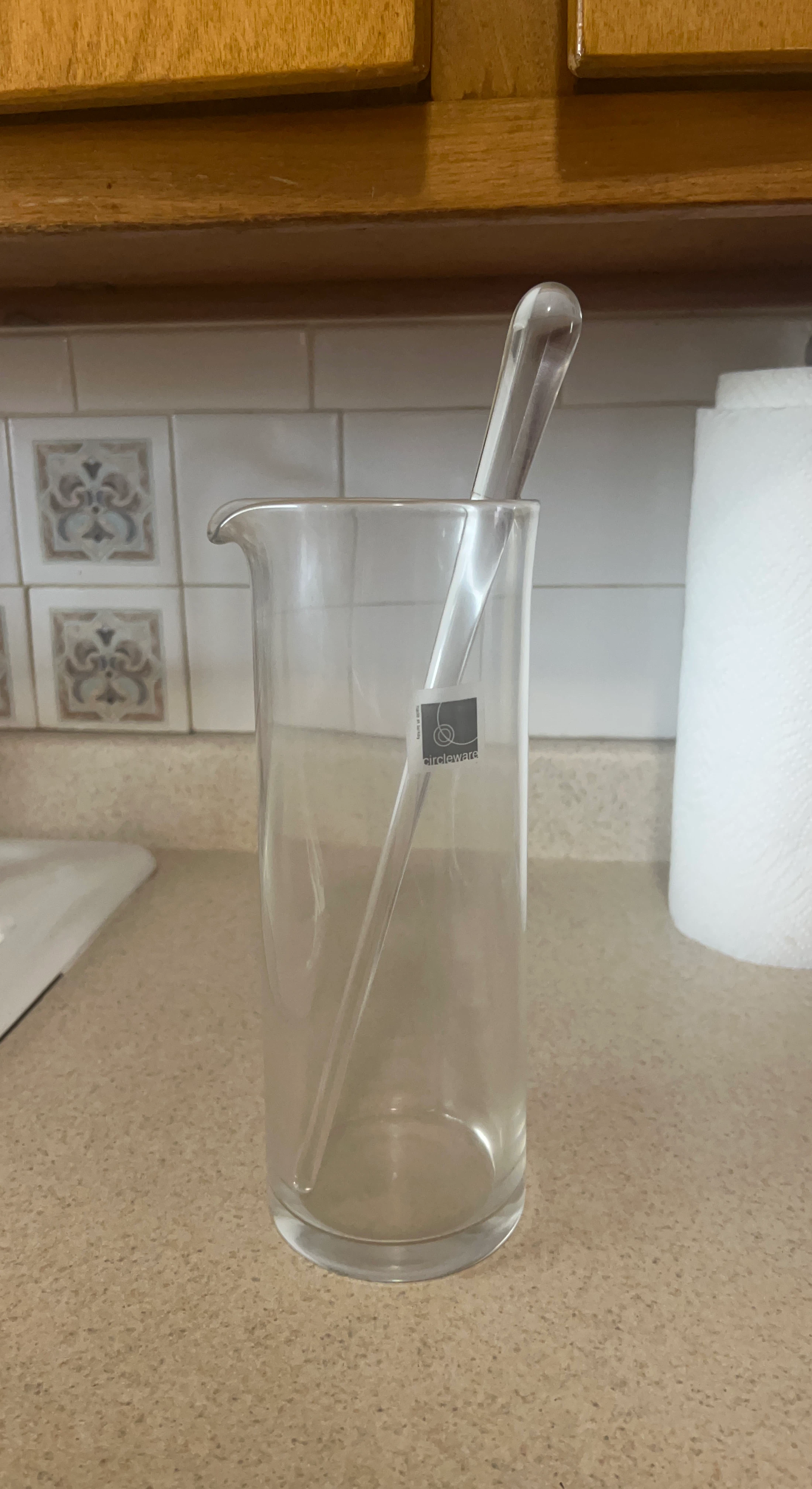 Circleware Mixing Glass and Muddler
