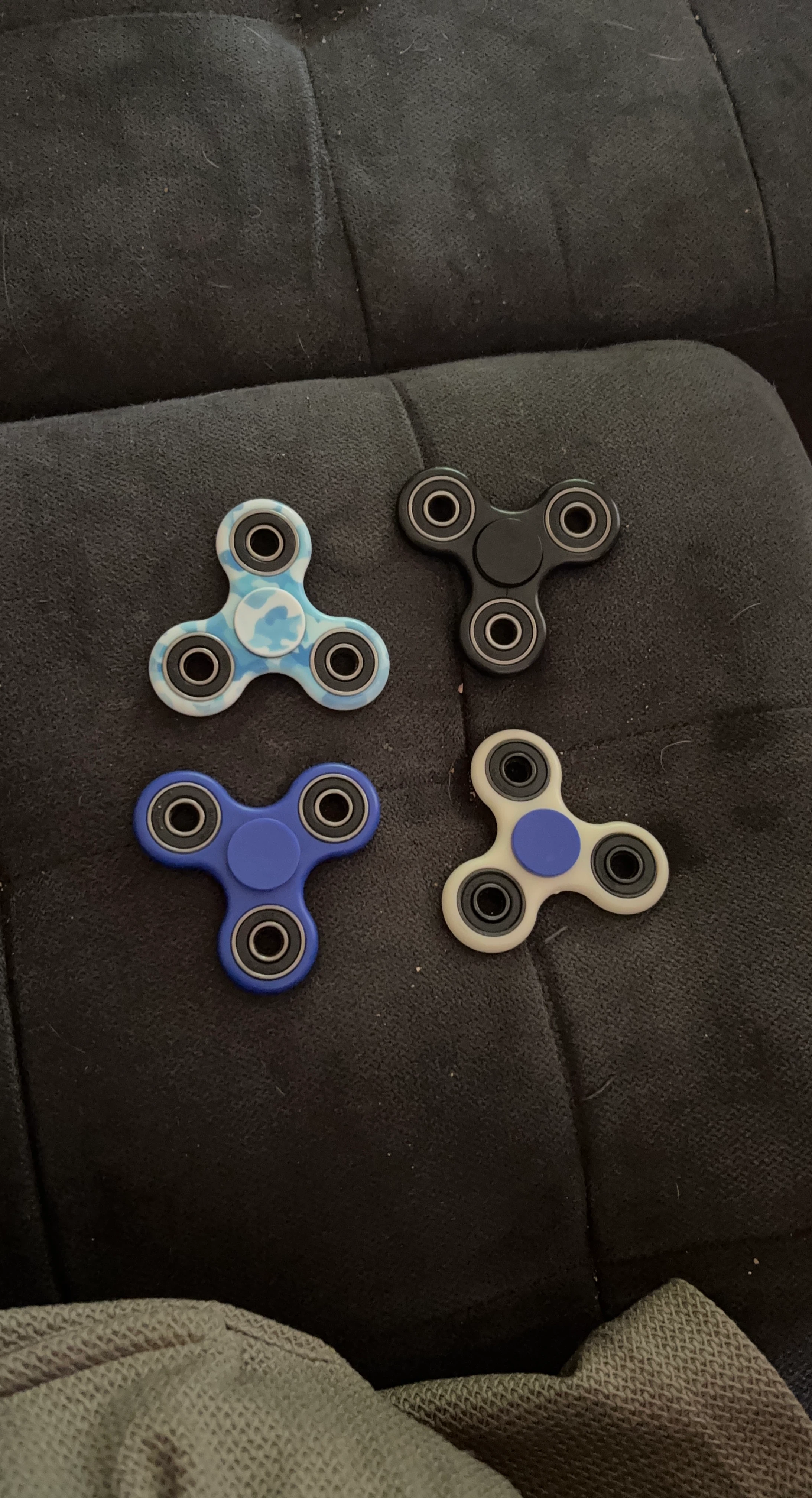 Four Fidget Spinners