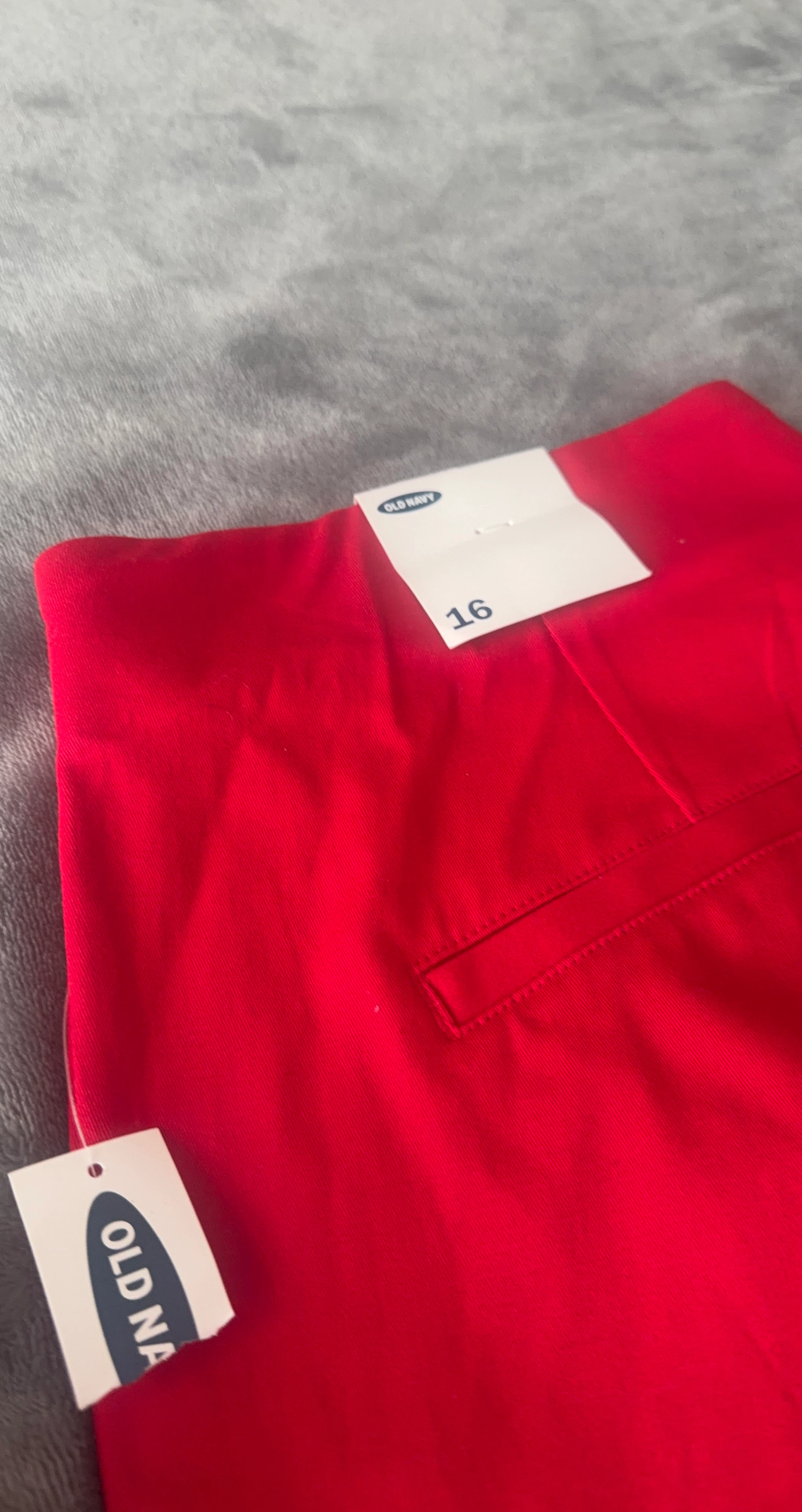 Old Navy Red Pants Size 16