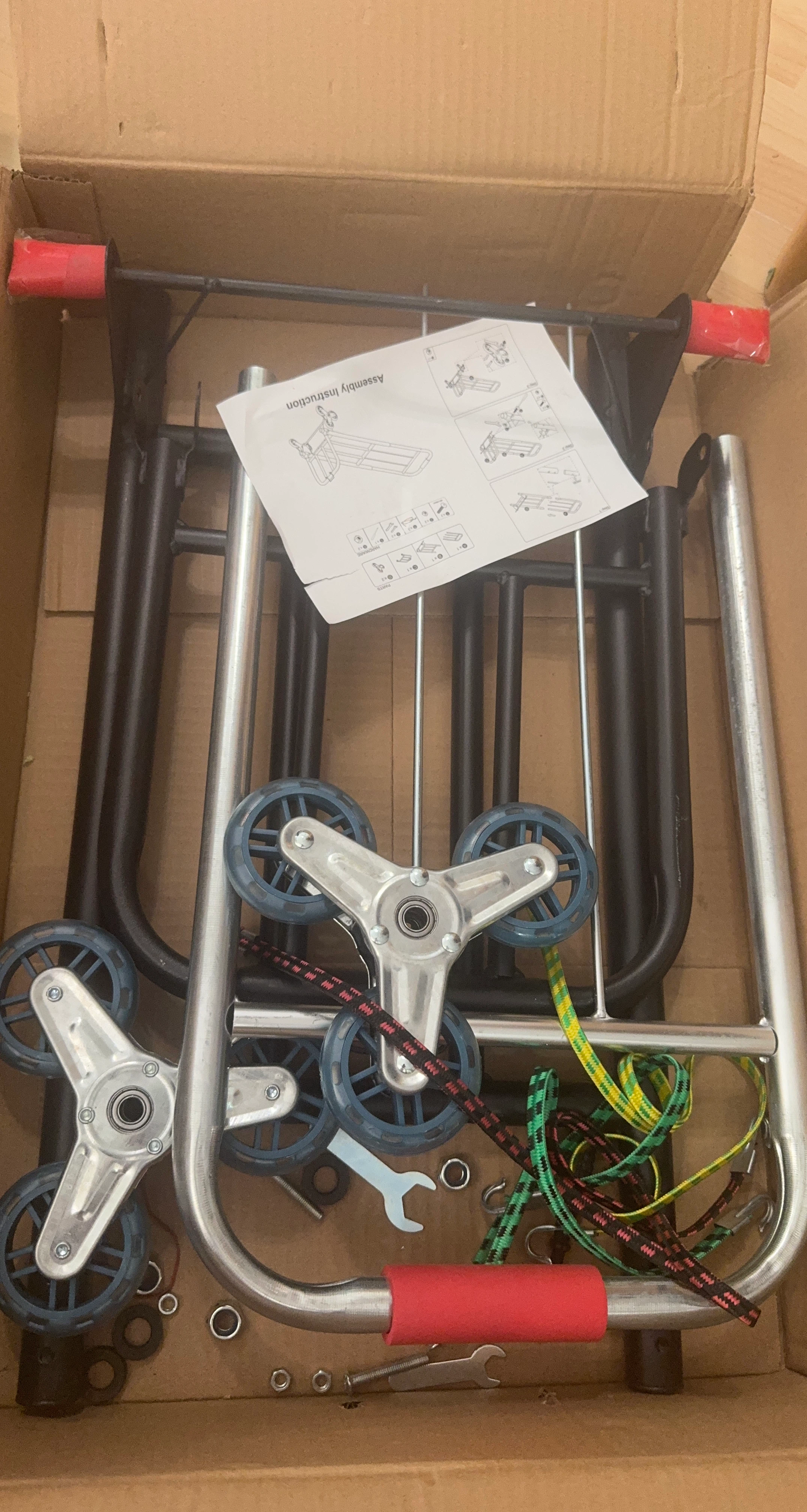 Folding Hand Truck Dolly with 6 Wheels