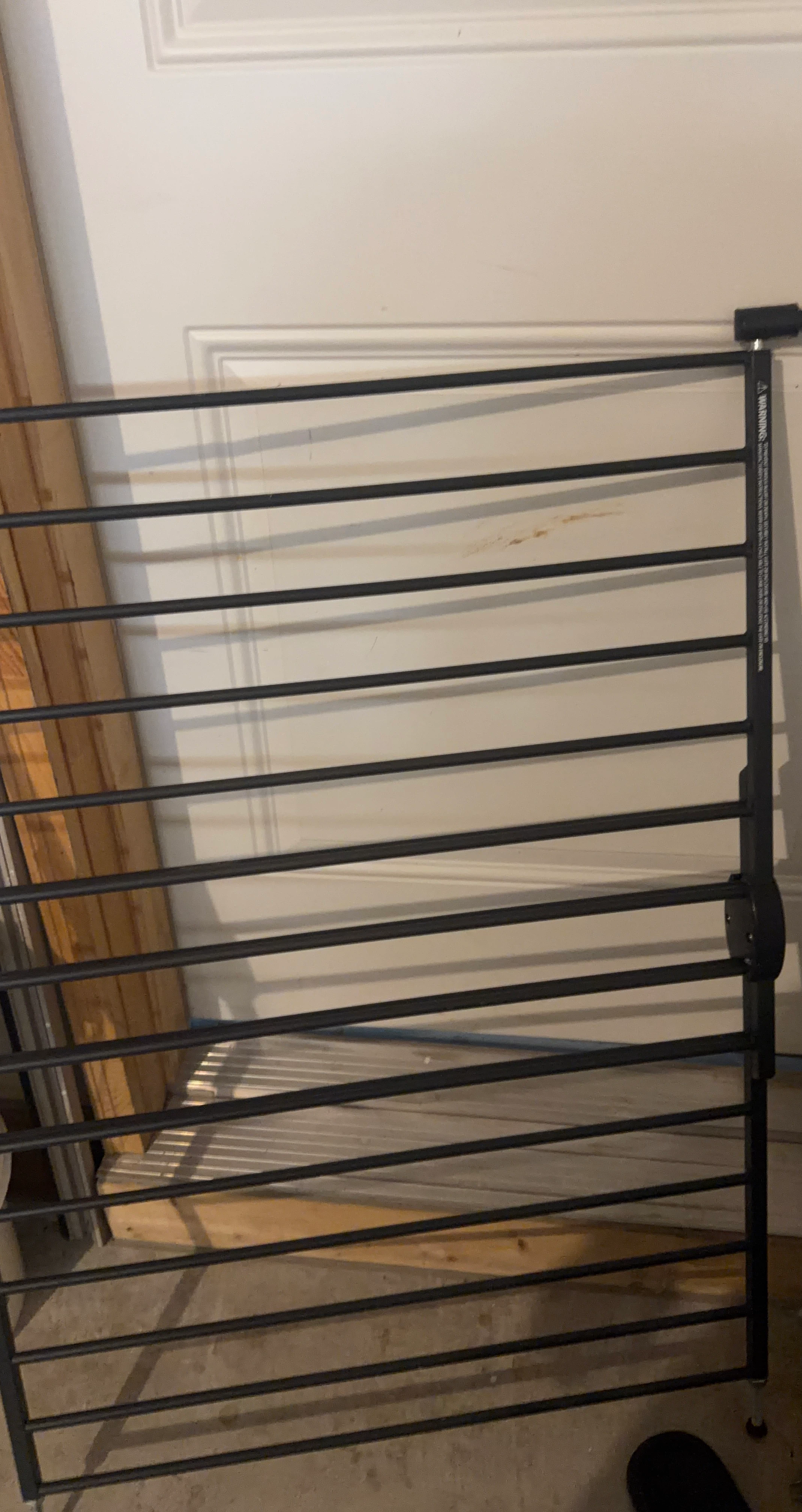Black Metal Safety Gate