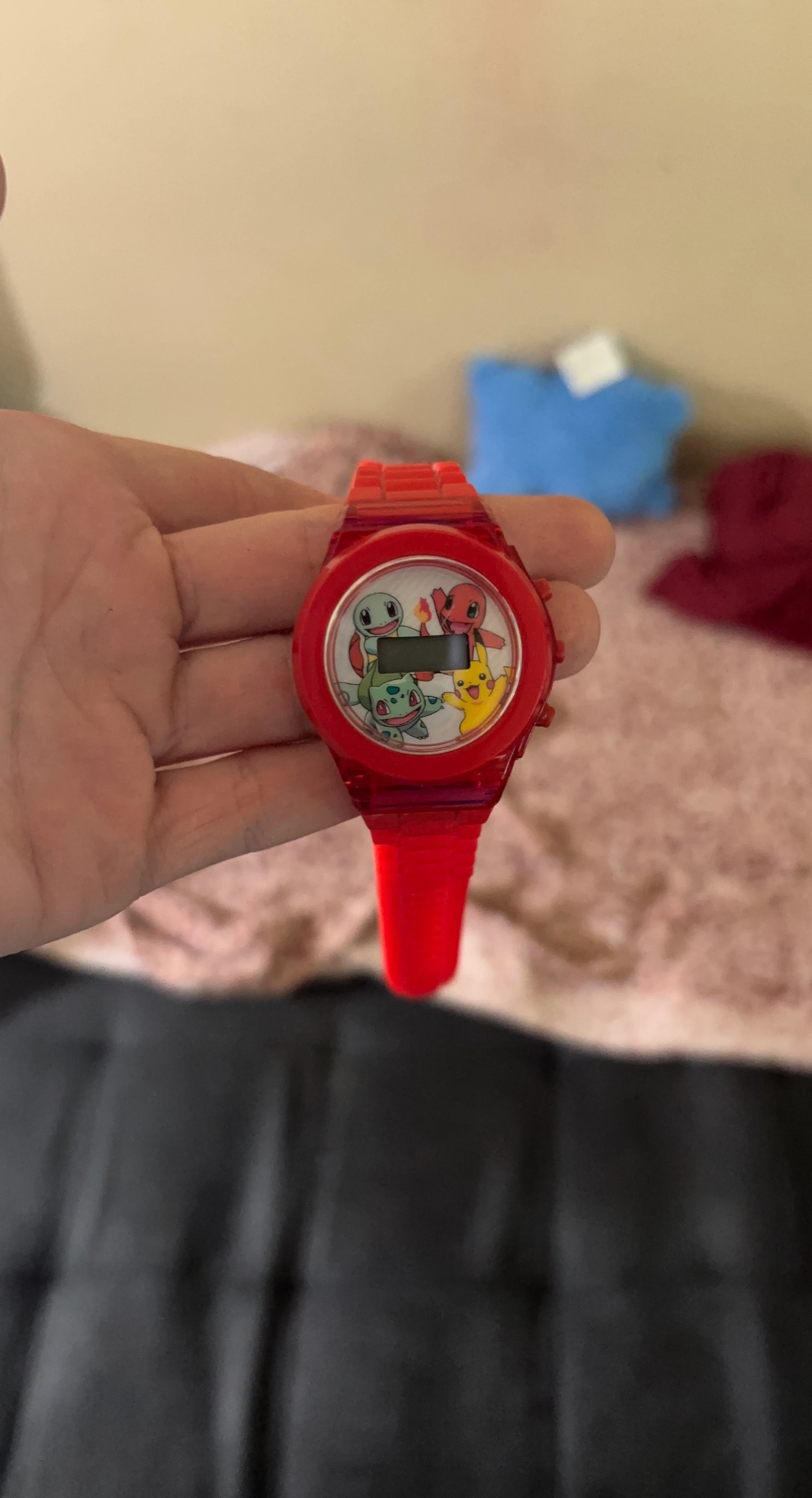 Red Pokémon Digital Watch