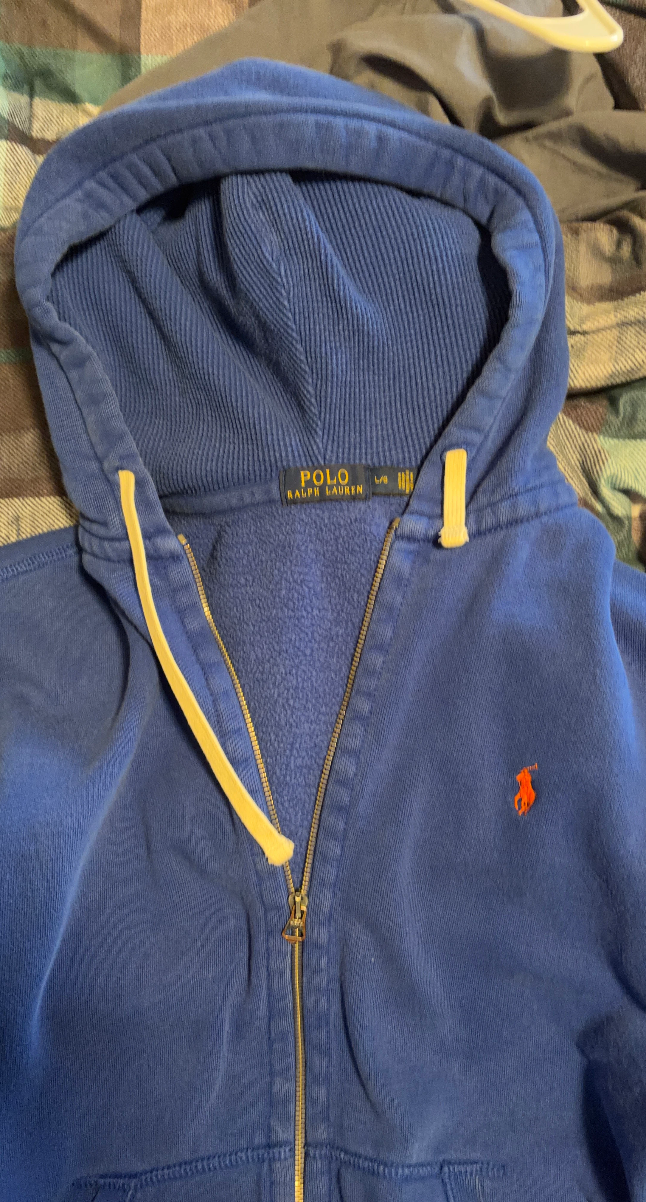 Polo Ralph Lauren Blue Full-Zip Hoodie