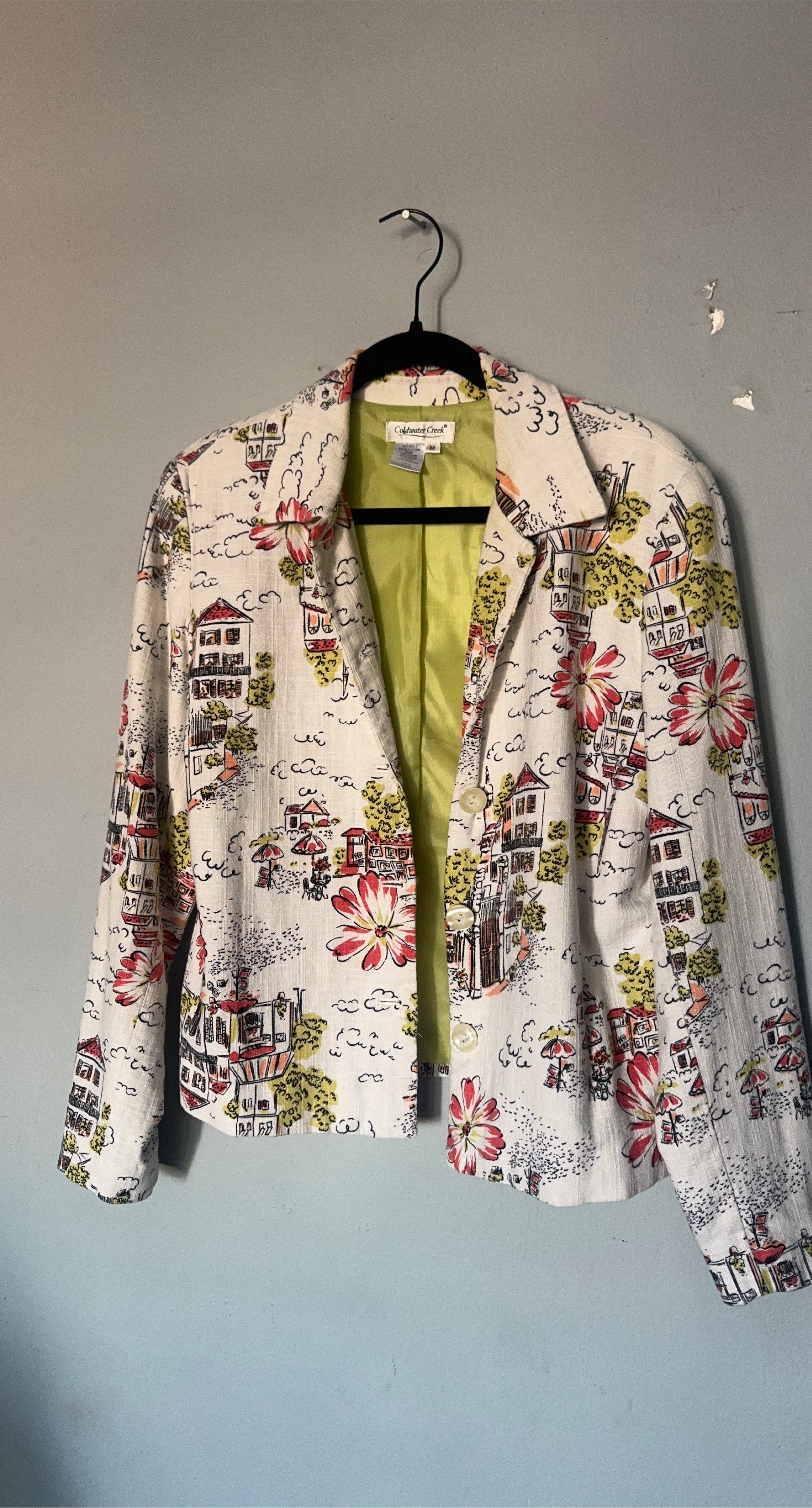 Coldwater Creek Women's Printed Blazer