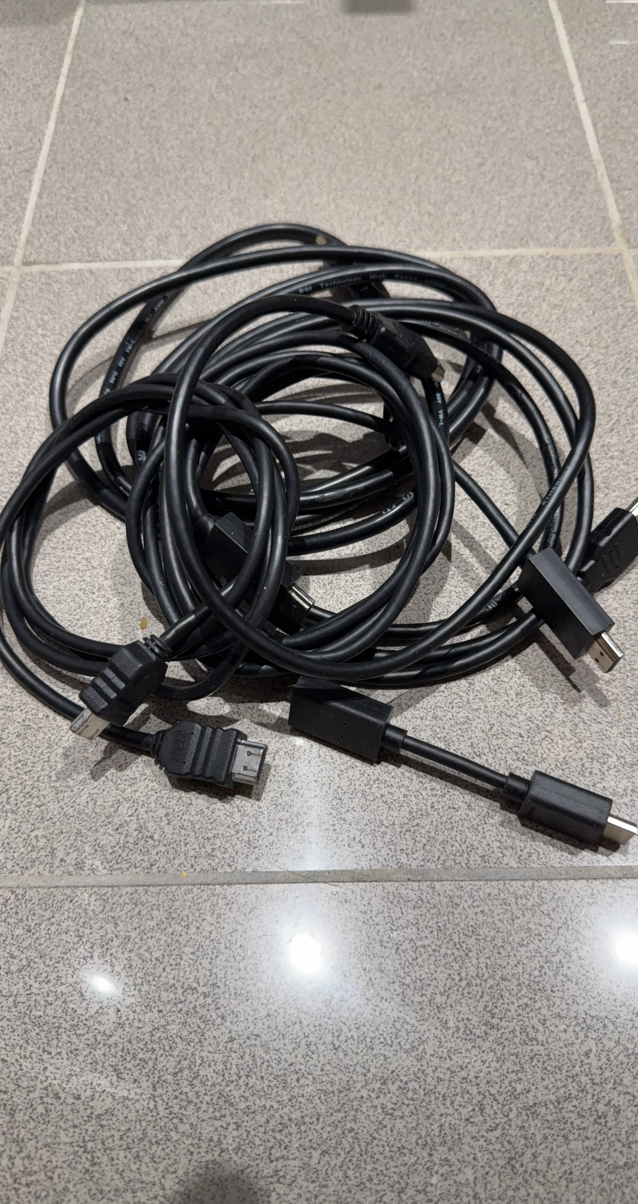 Assorted HDMI Cables