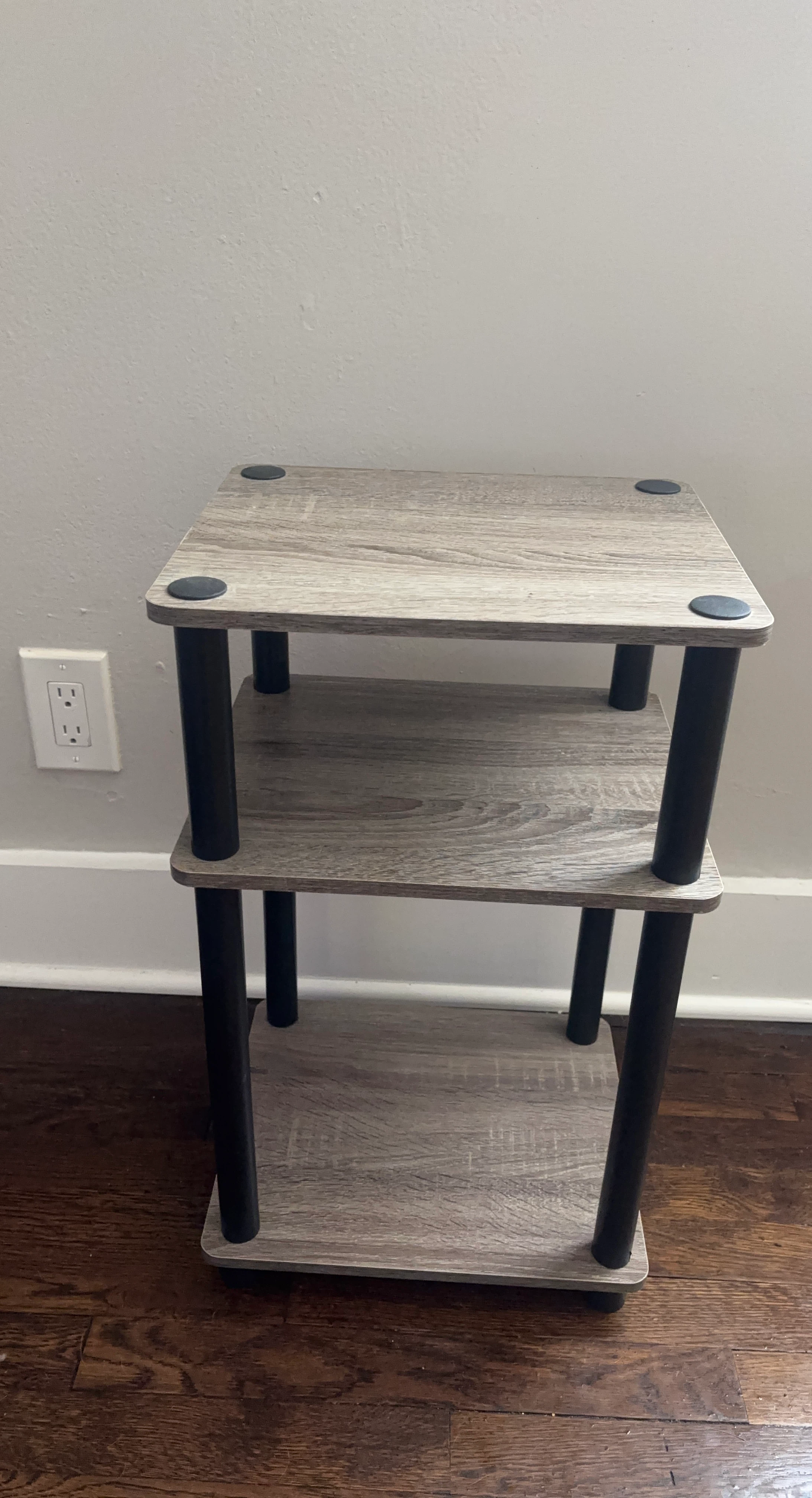 3-Tier Wood Grain Side Table