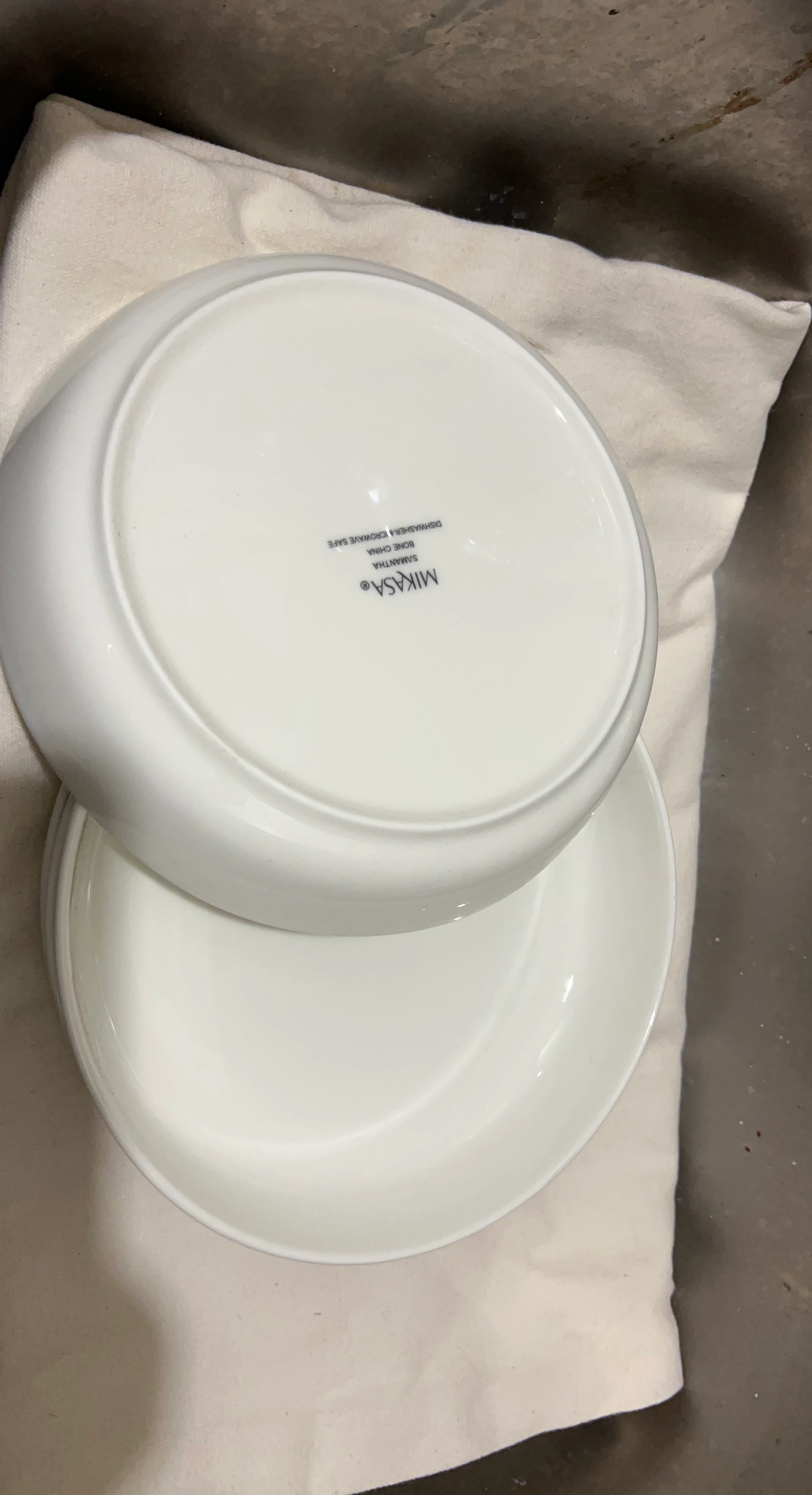 Mikasa Samantha Bone China plates