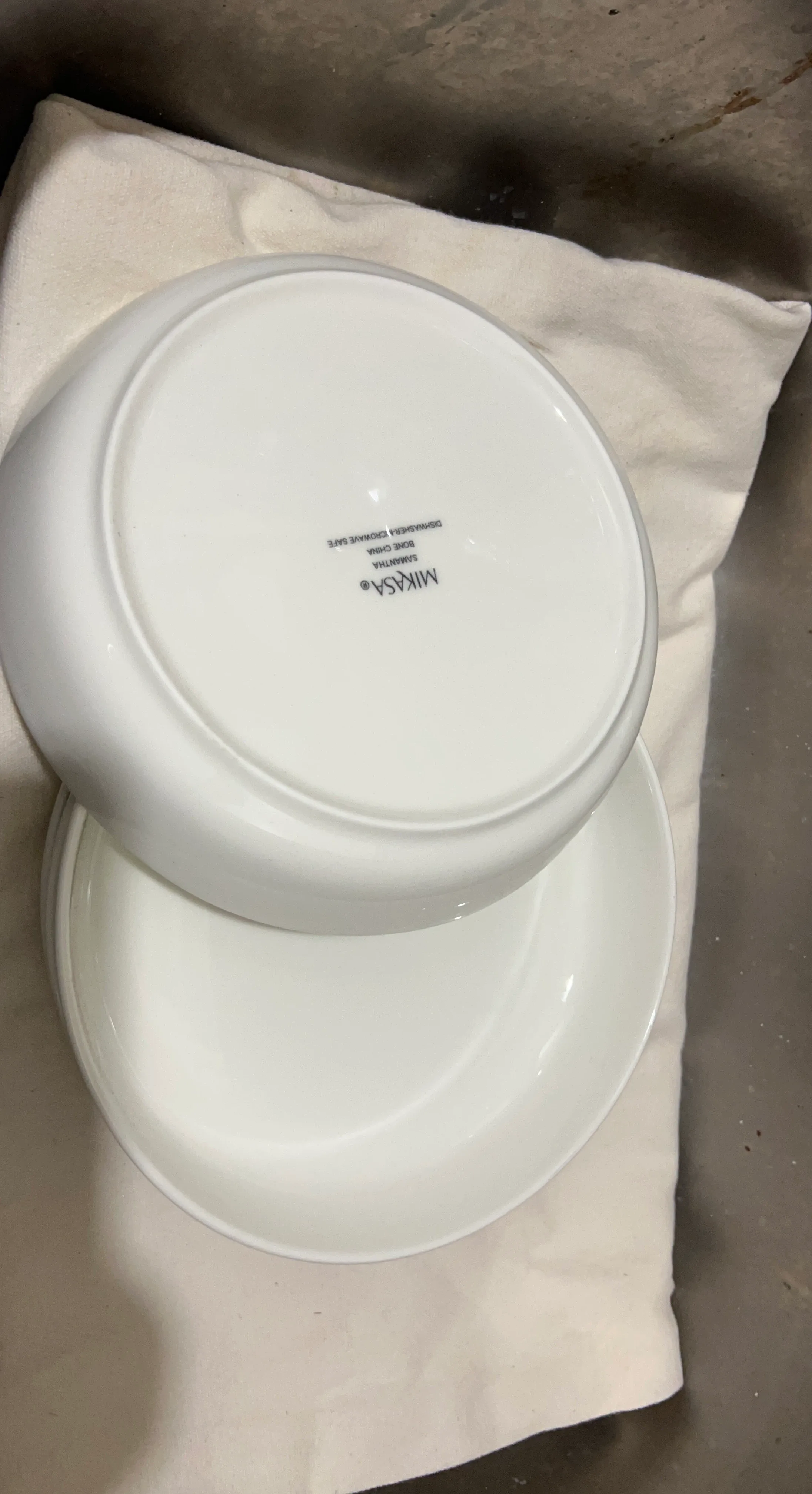Mikasa Samantha Bone China plates