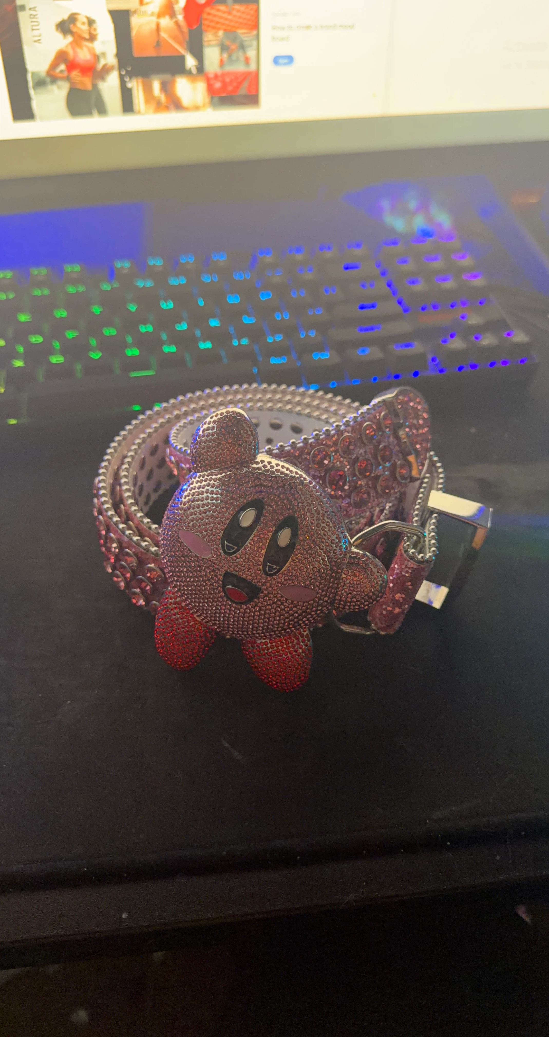 Stolen Arts Pink Kirby Belt Size 36
