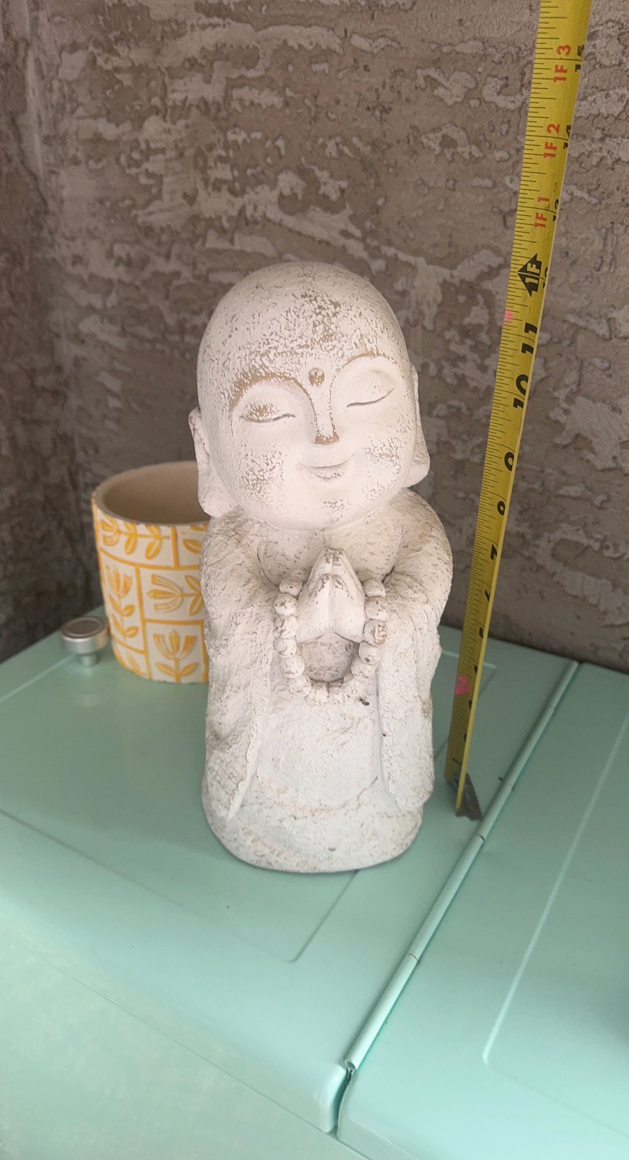 White Buddha Figurine