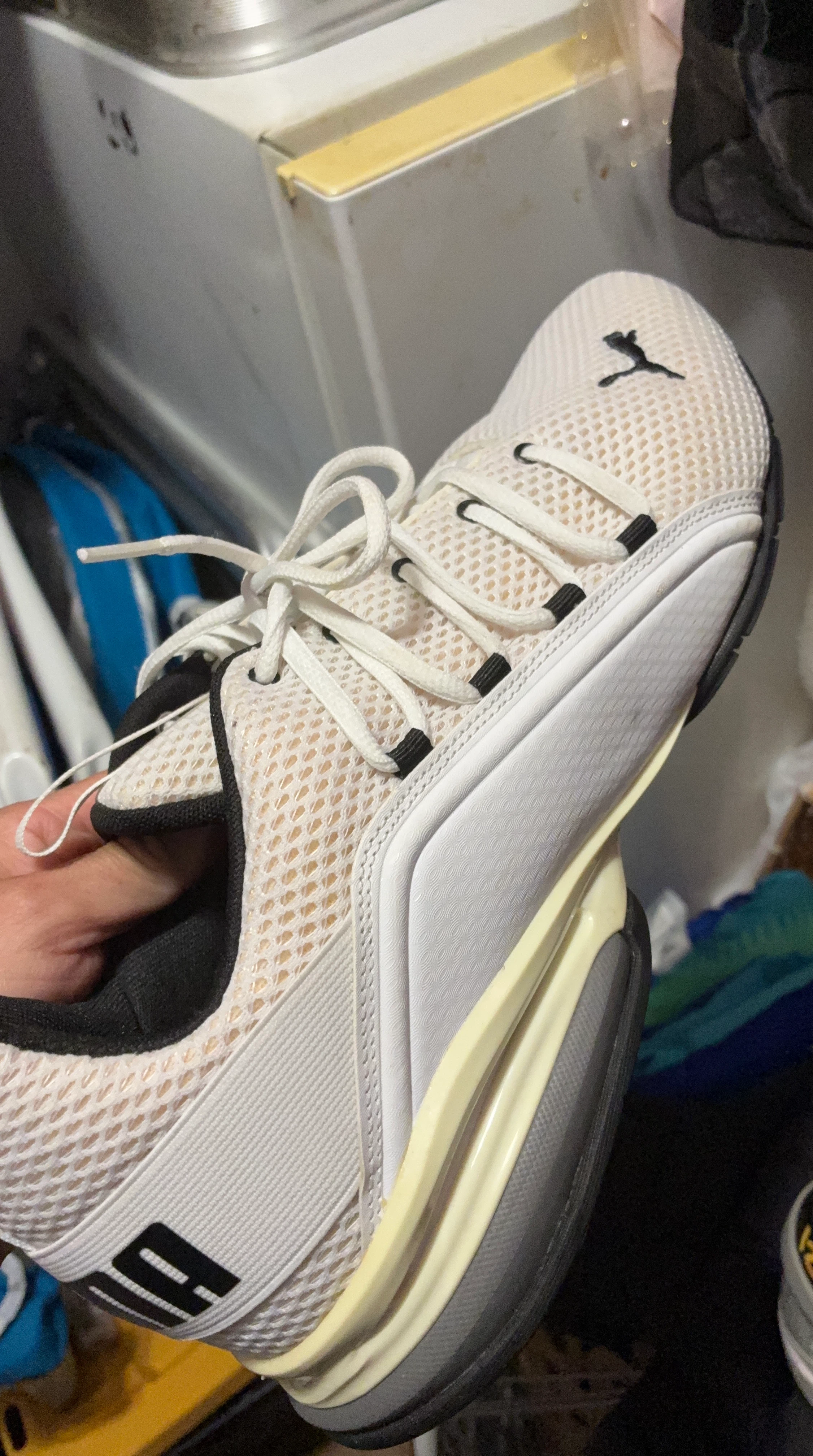 Puma Women's White/Black Training Shoes