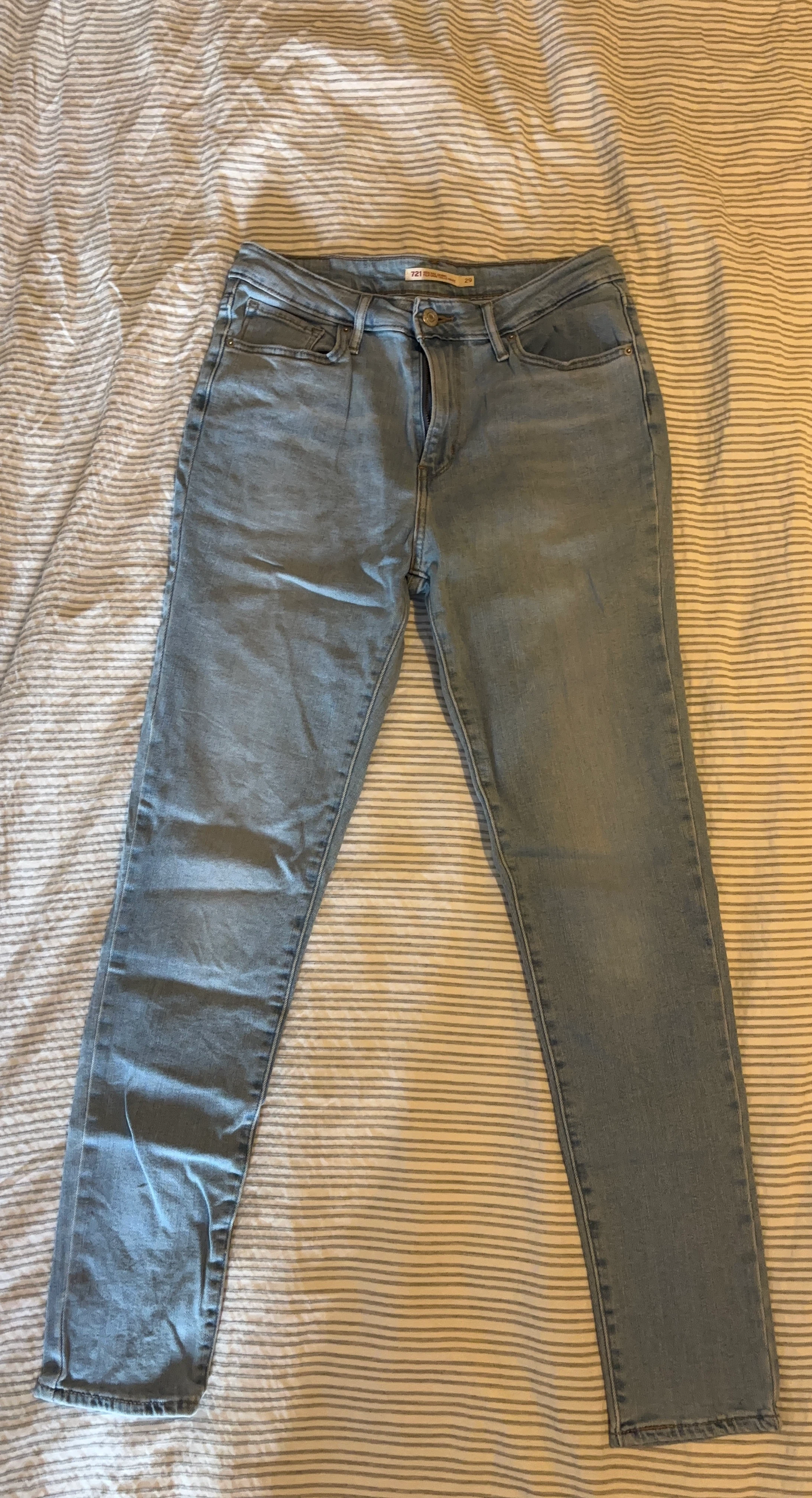 Levi's 711 Skinny Jeans Light Wash Size 29