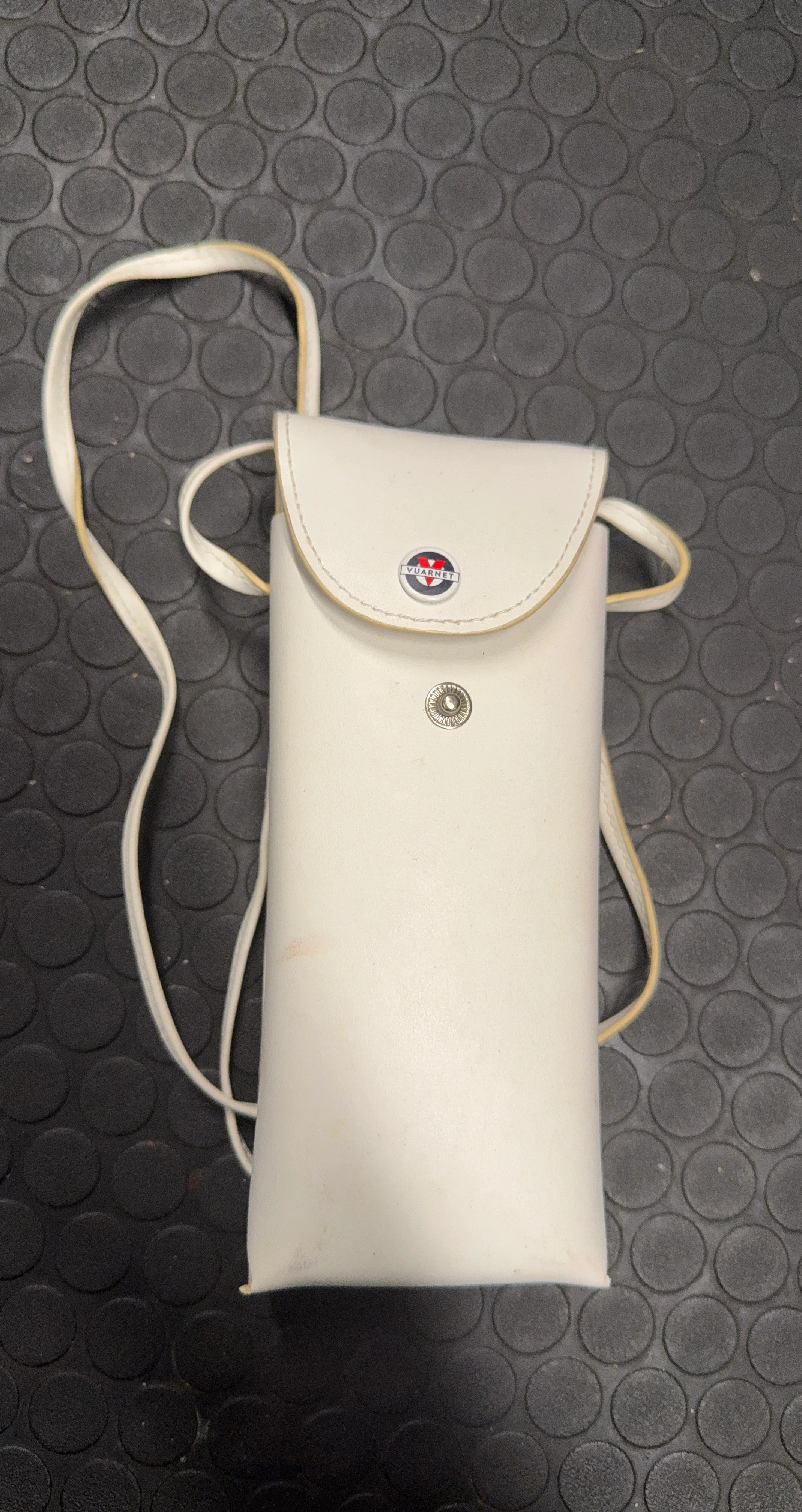 Vuarnet White Leather Case with Strap
