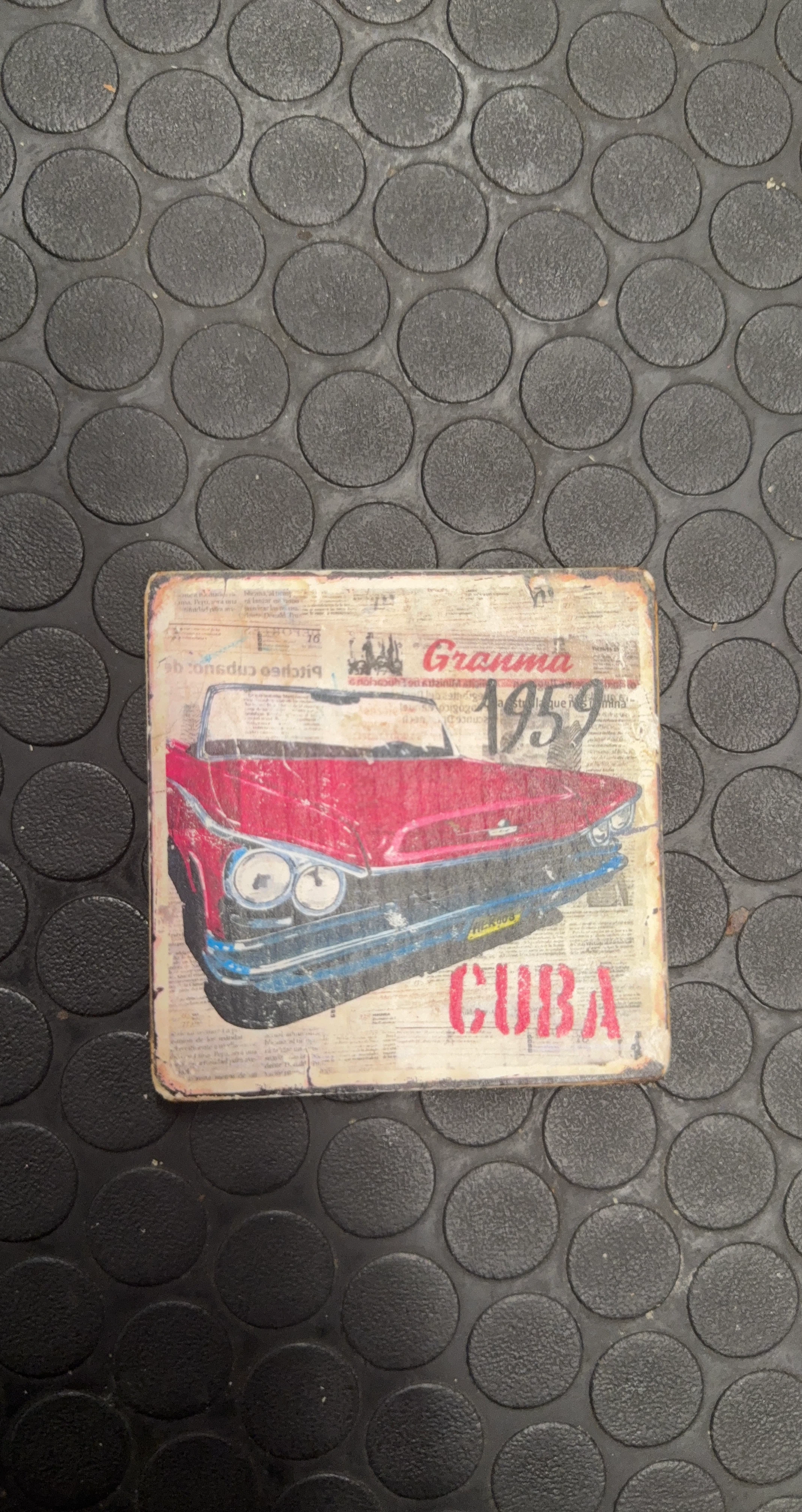 1959 Cuba Car Vintage Style Magnet