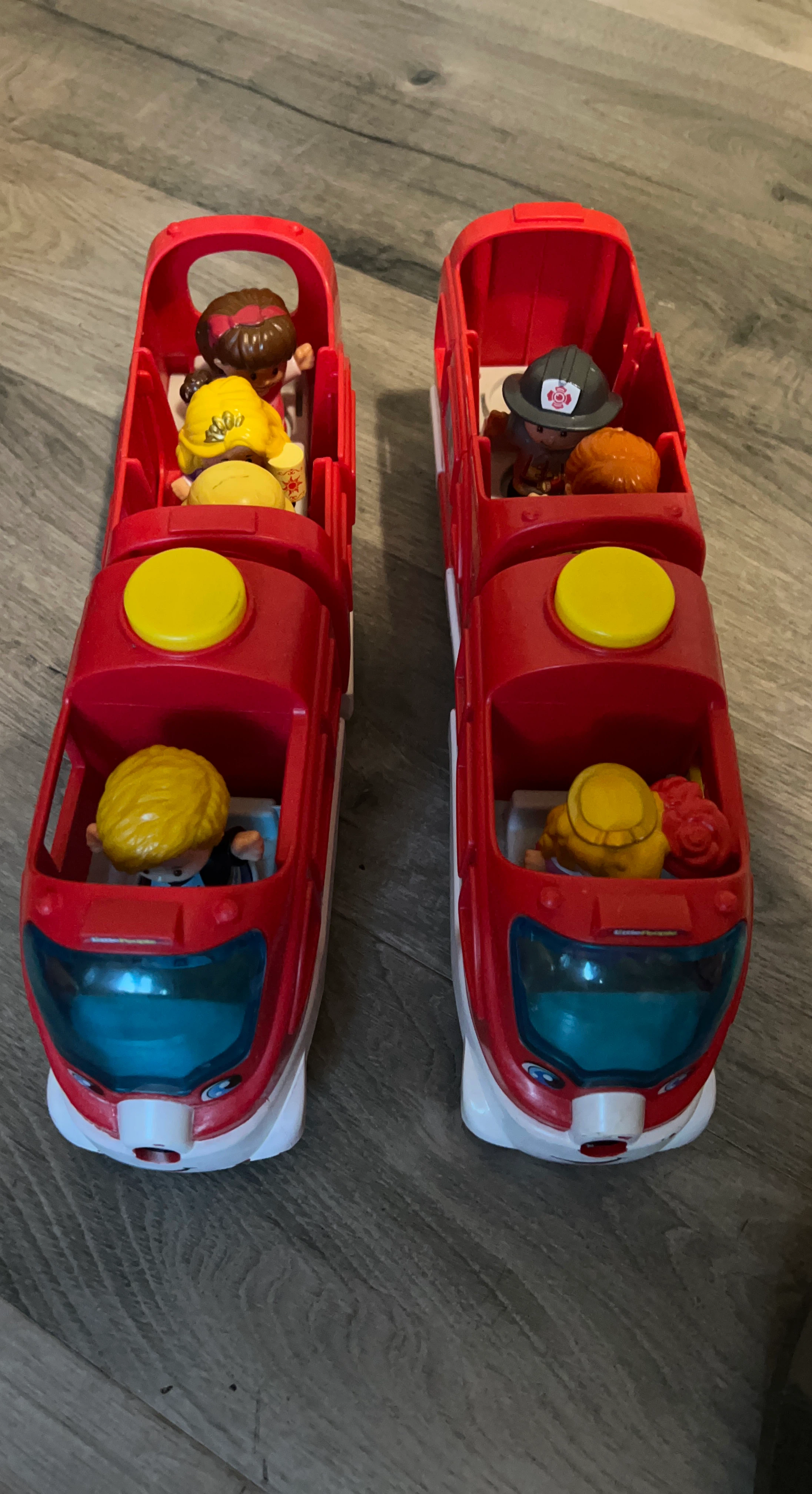 Fisher-Price Little People Fire Truck and Bus Set