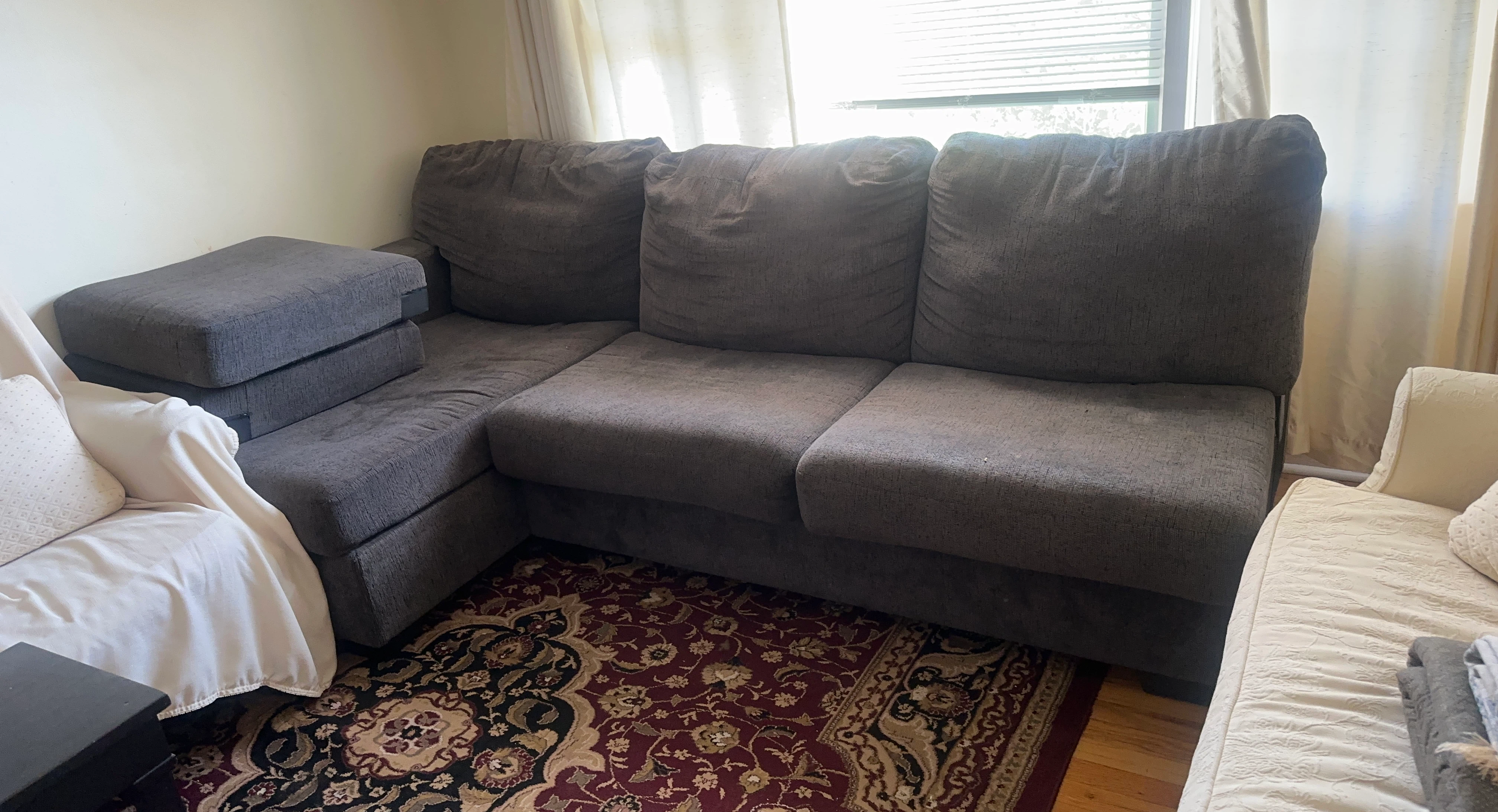 Dark Gray Sectional Sofa - photo 2