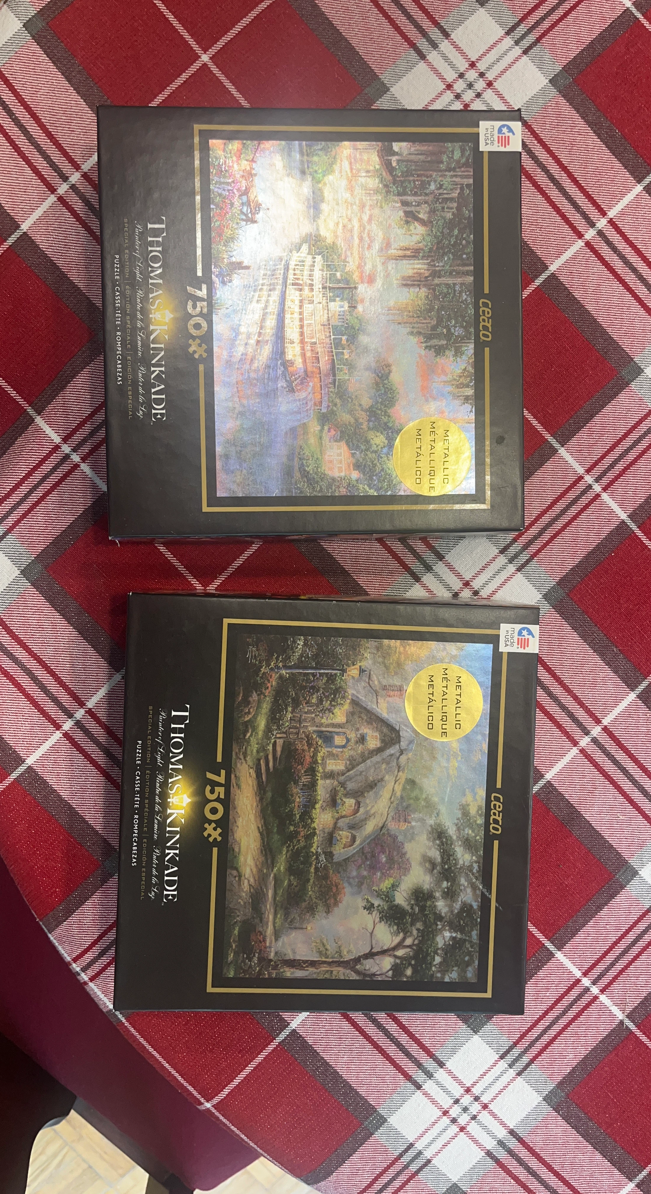 Thomas Kinkade 750 Piece Puzzles (2 Pack)