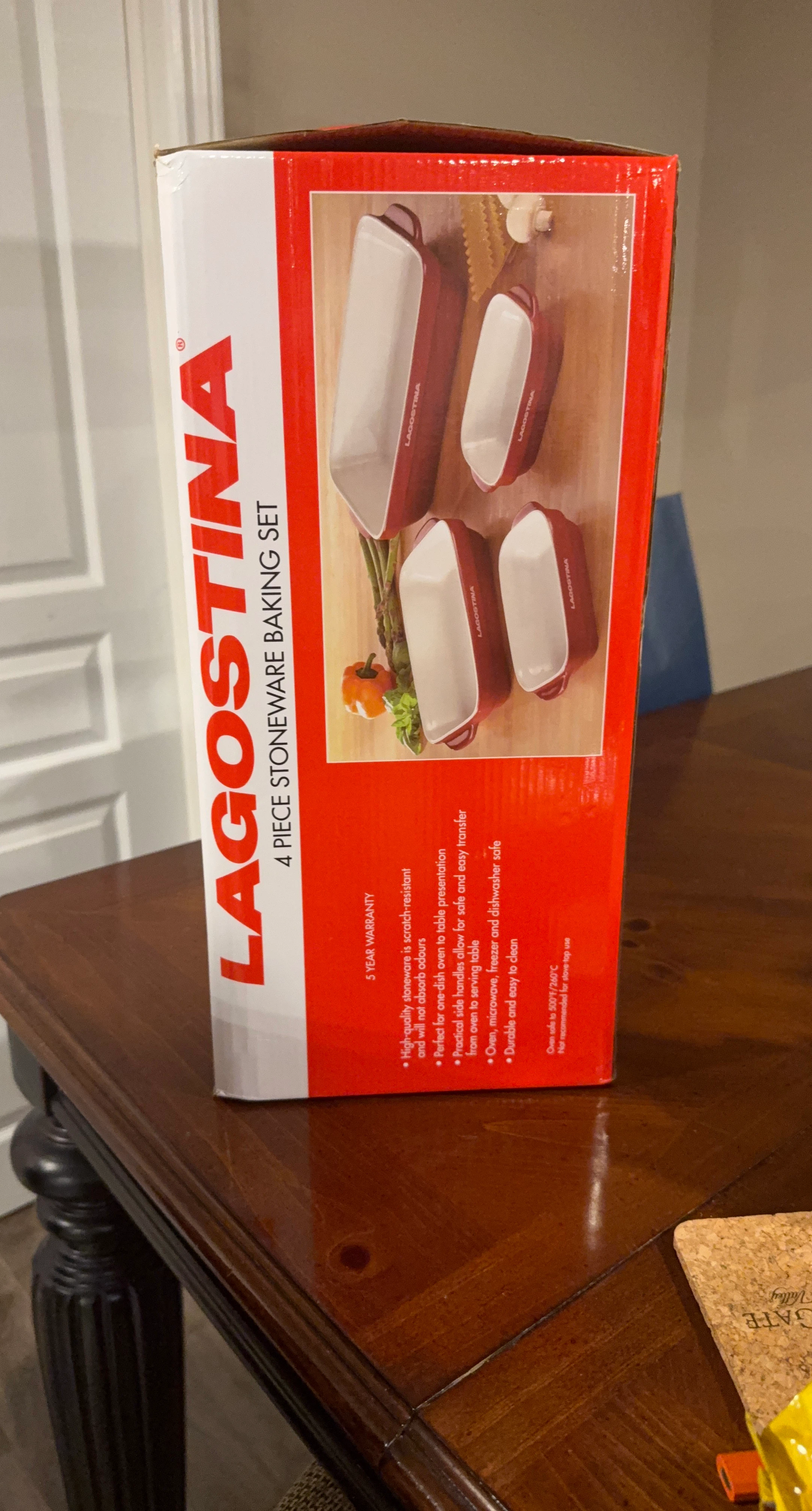 Lagostina 4 Piece Stoneware Baking Set