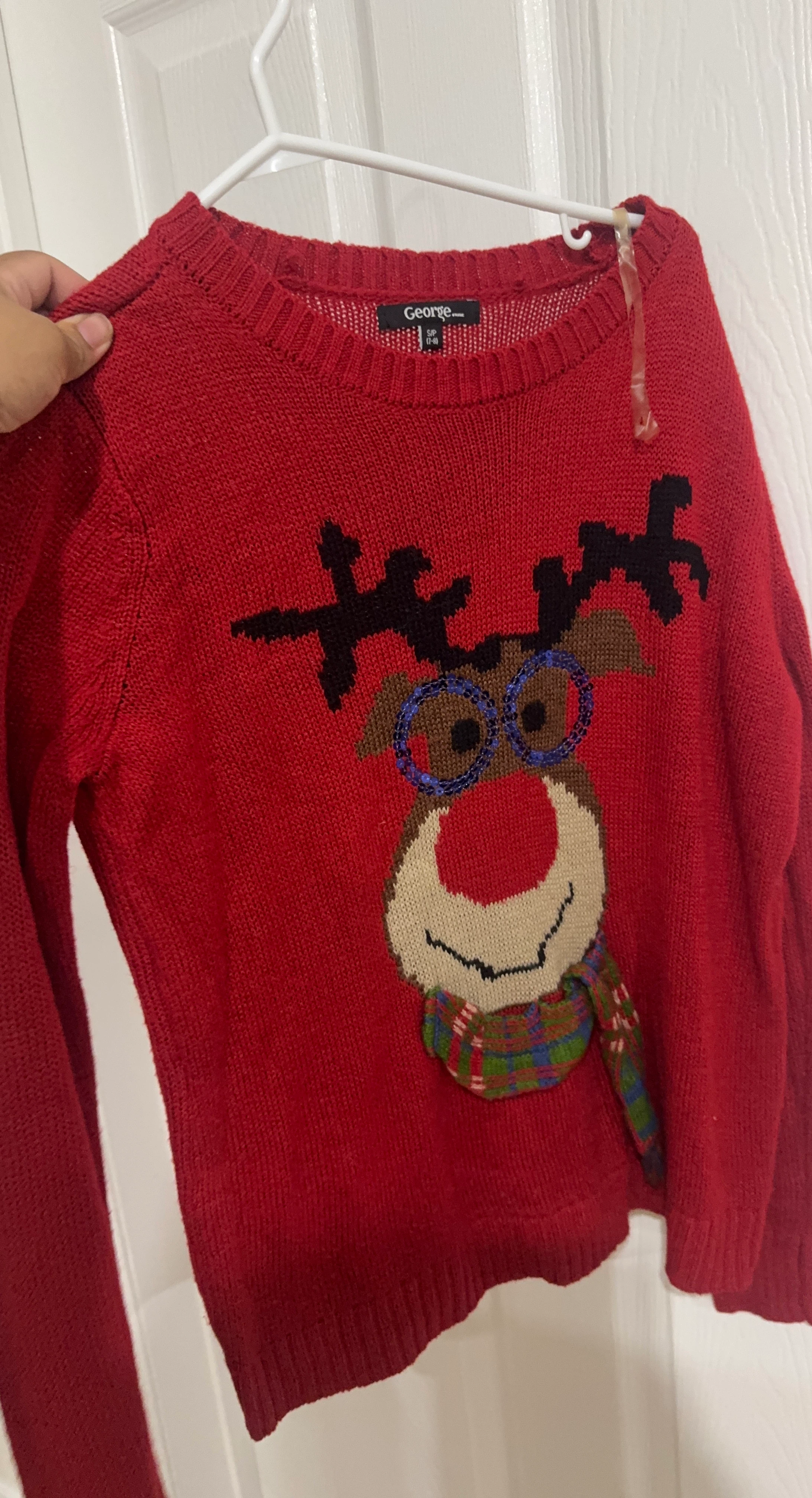George Reindeer Christmas Sweater