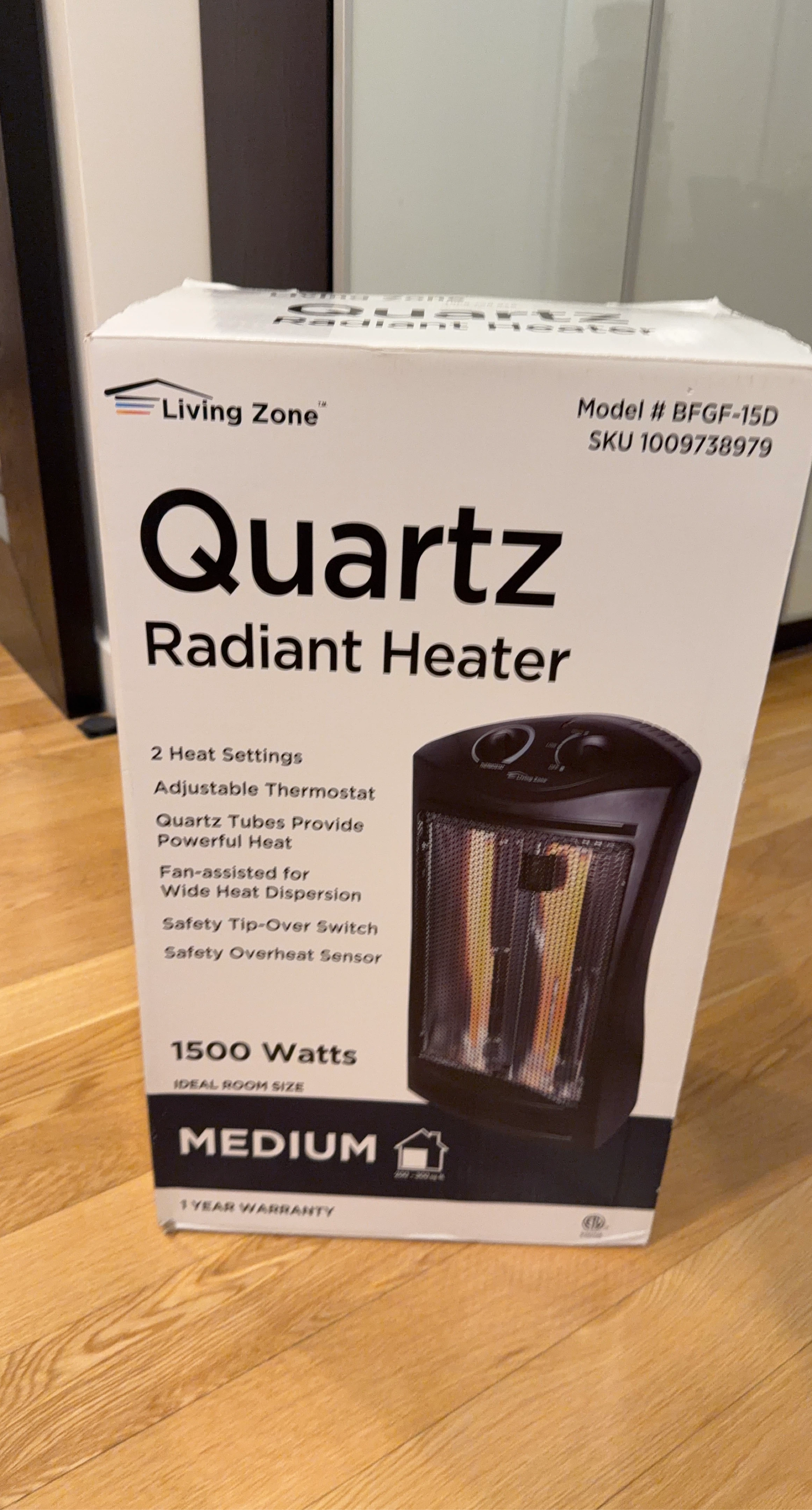 Living Zone Quartz Radiant Heater Medium