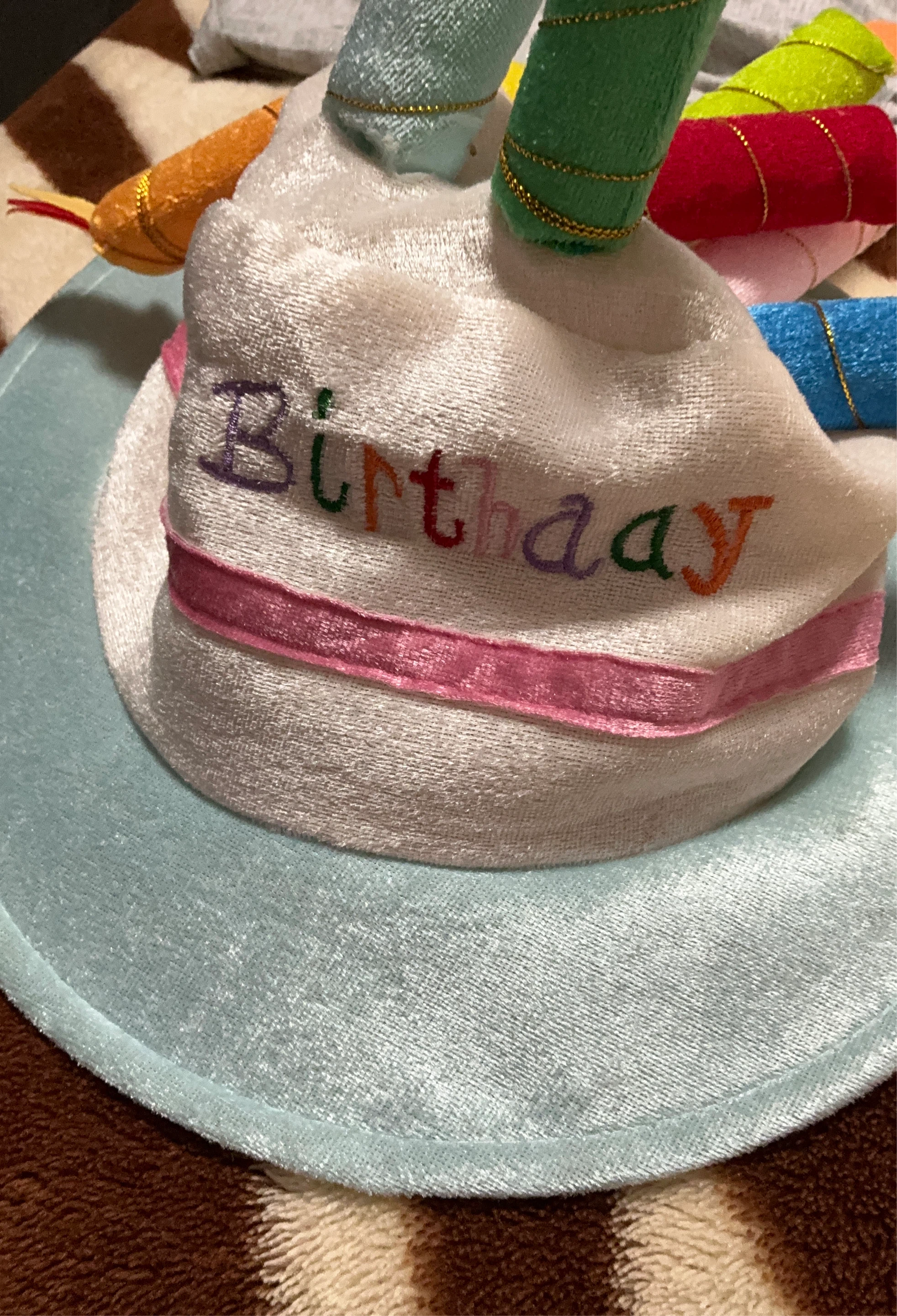 Birthday Hat with Candles