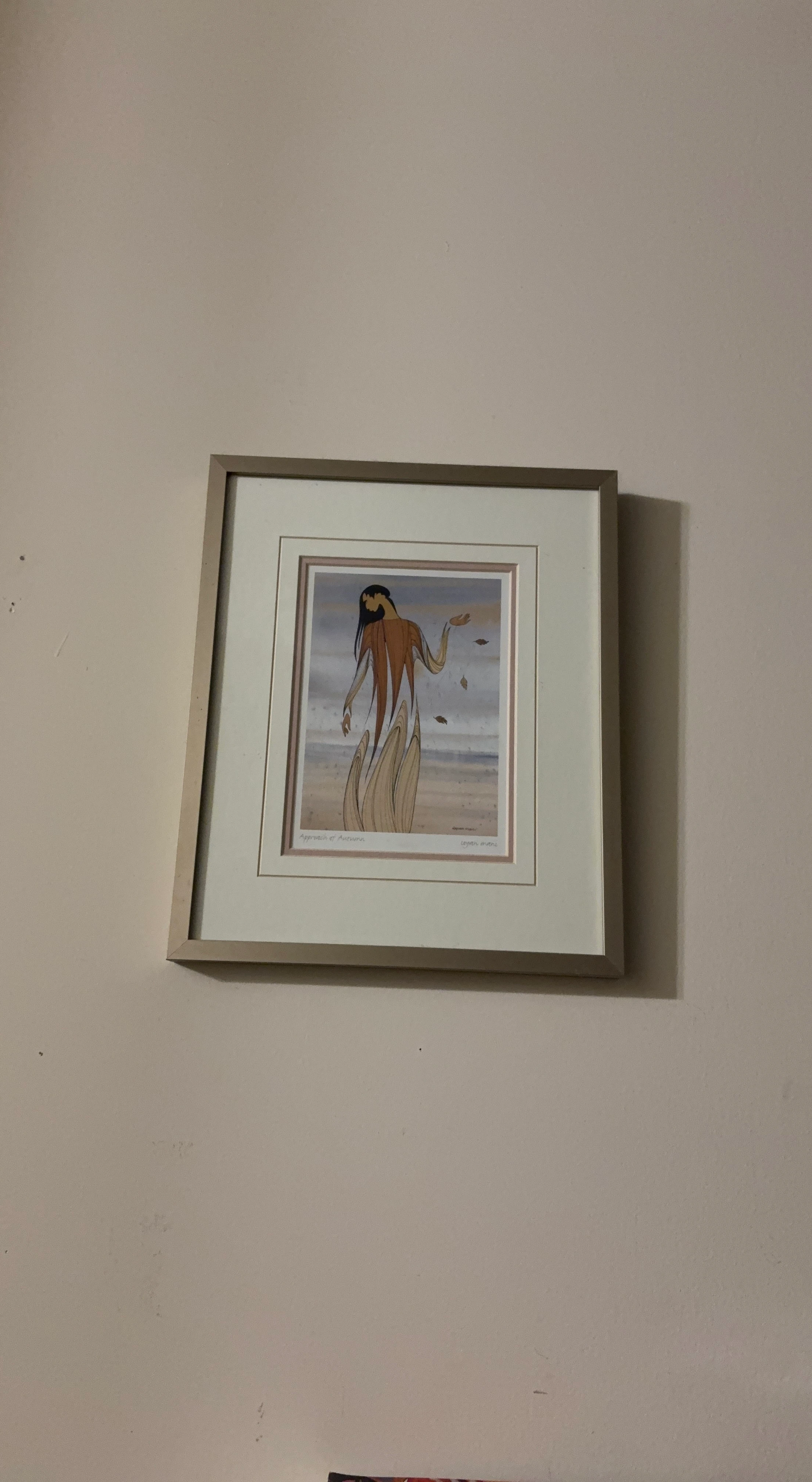 Framed Art Print "Approach of Autumn" by L.N. Mori