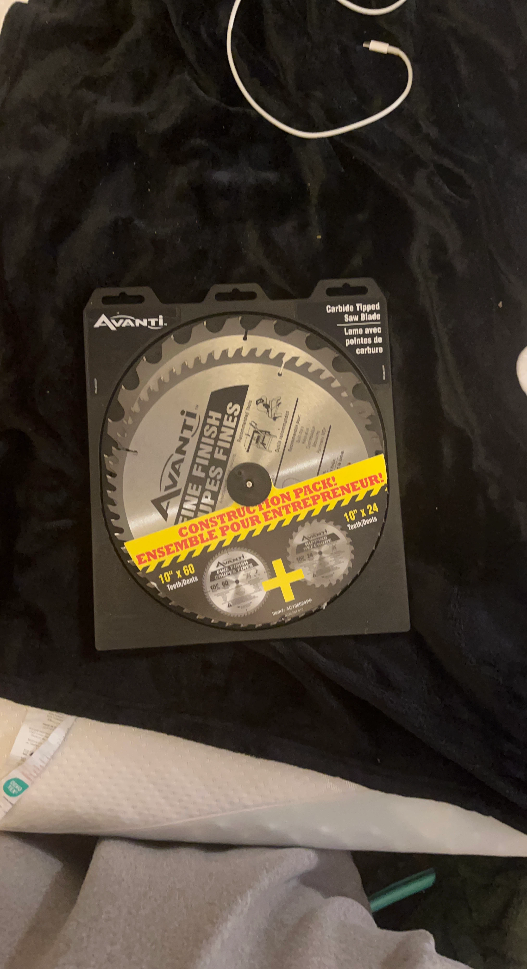 New Avanti 10" Fine Finish Saw Blades 2 pack