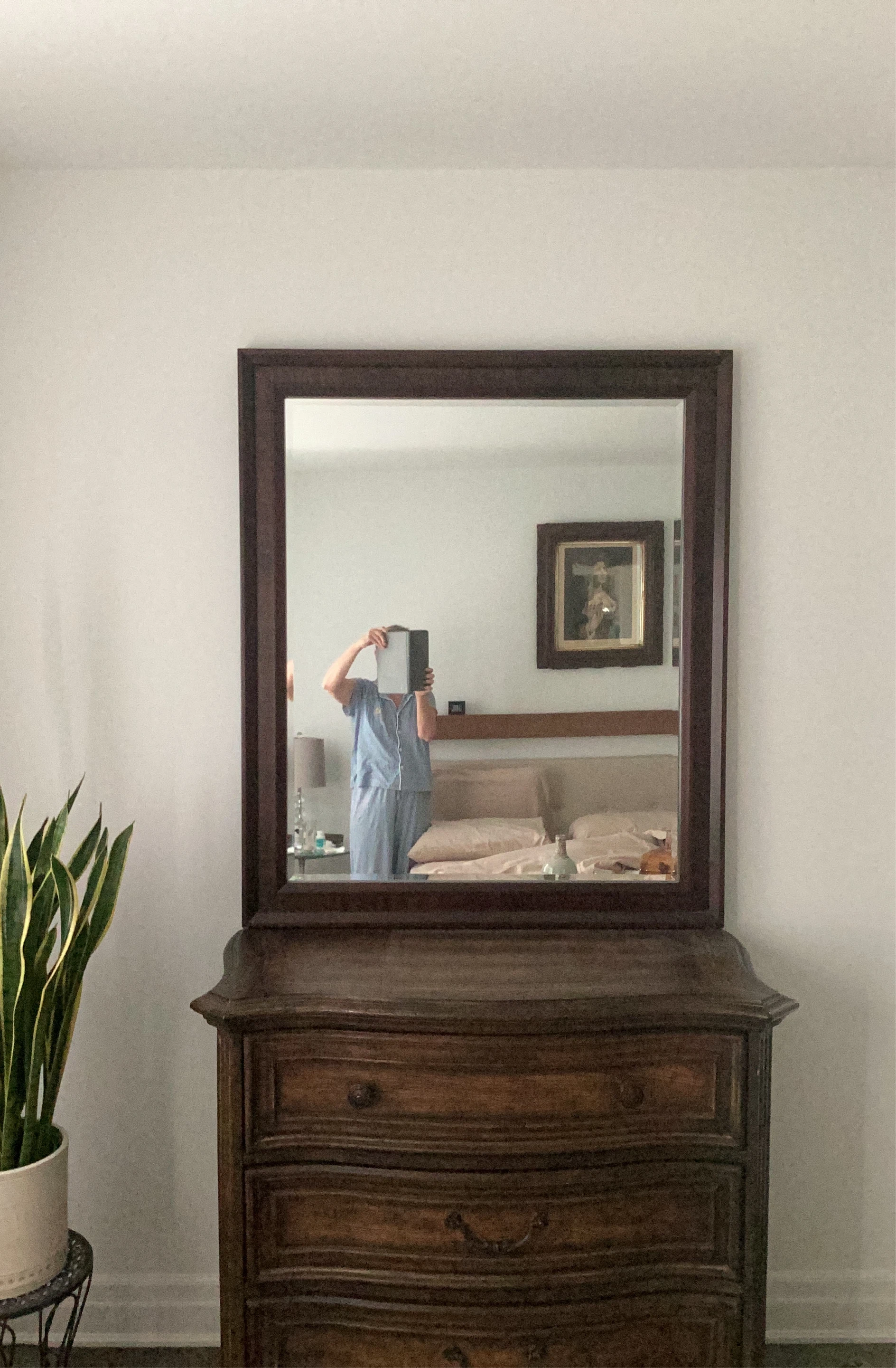 Wooden Framed Mirror