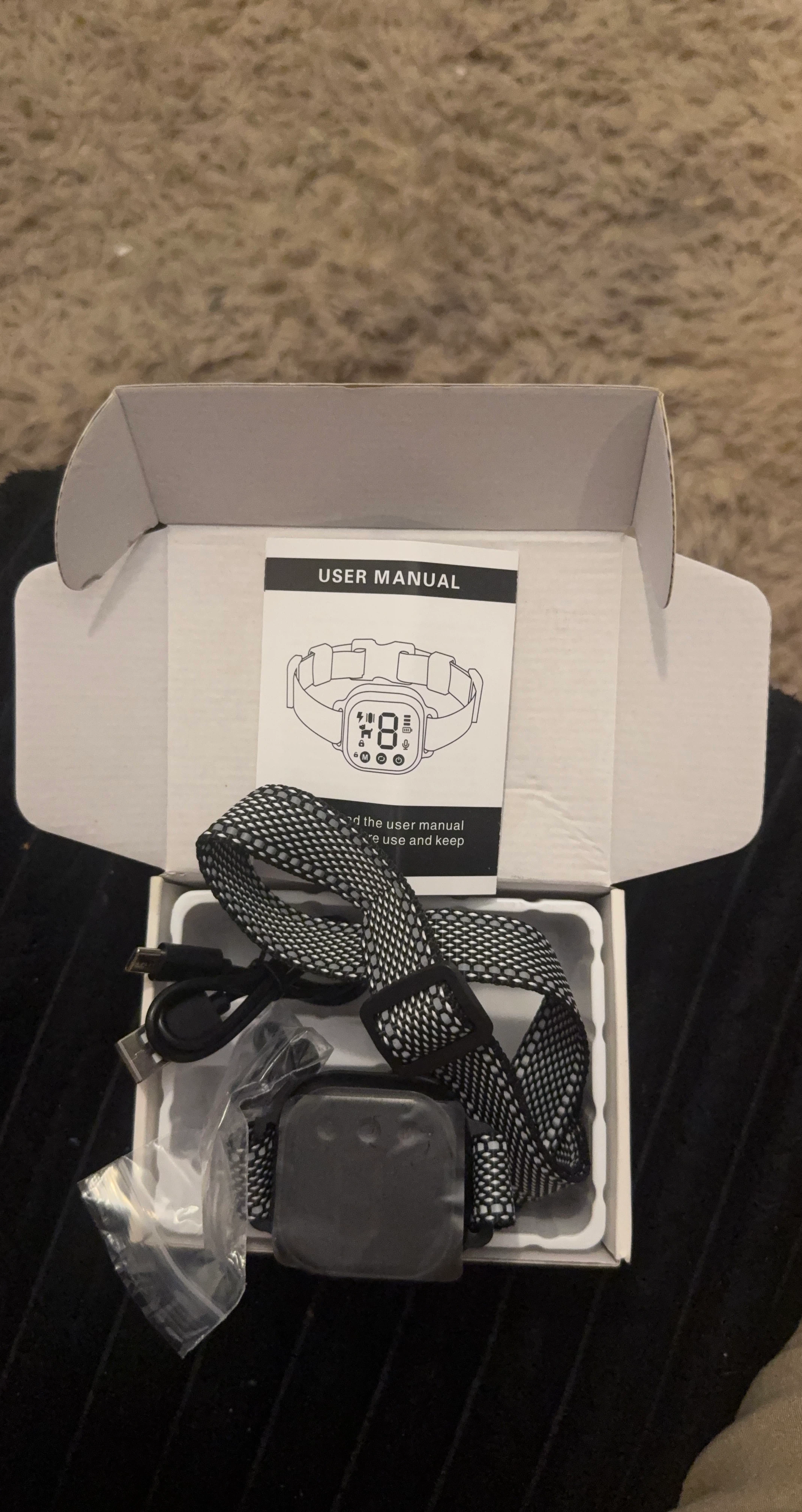 Dog Training Collar with Remote and User Manual