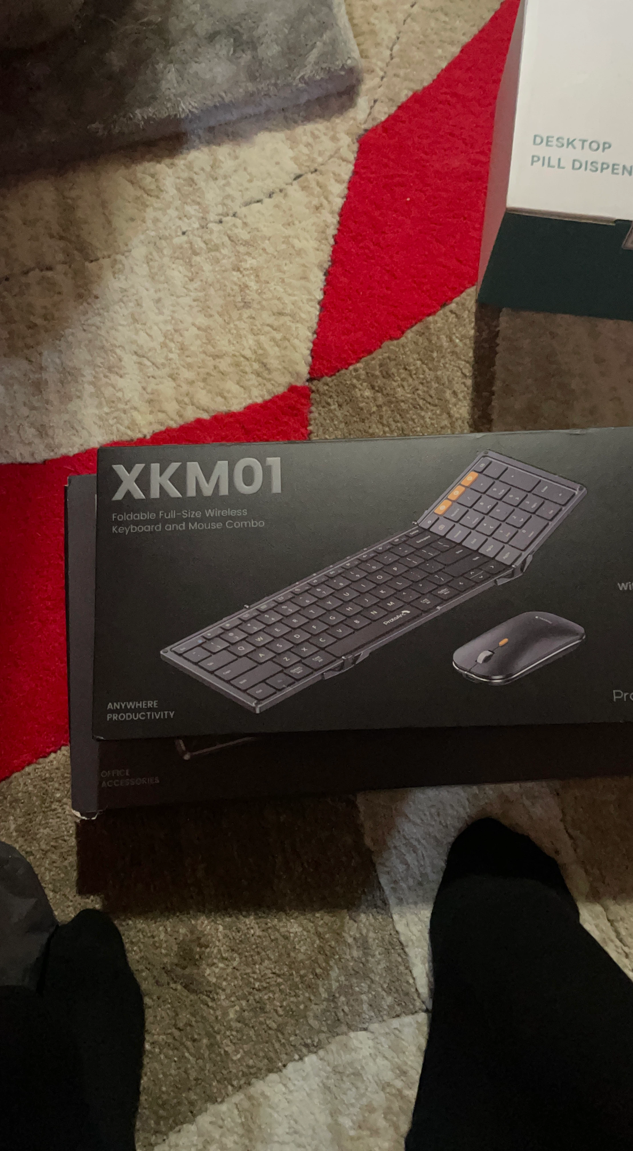 ProtoArc XKM01 Foldable Wireless Keyboard and Mouse Combo