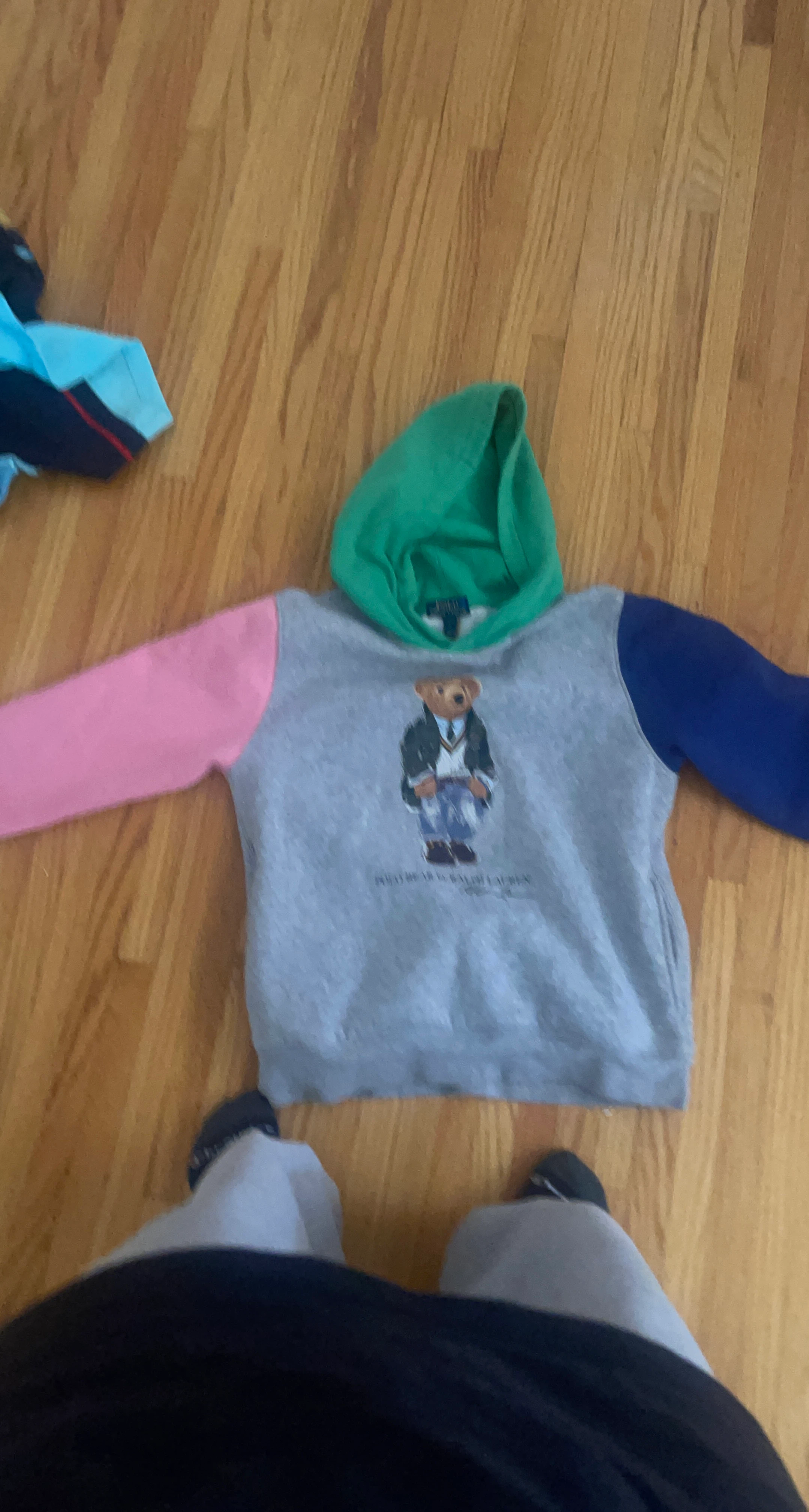 Ralph Lauren Polo Bear Colourblock Hoodie