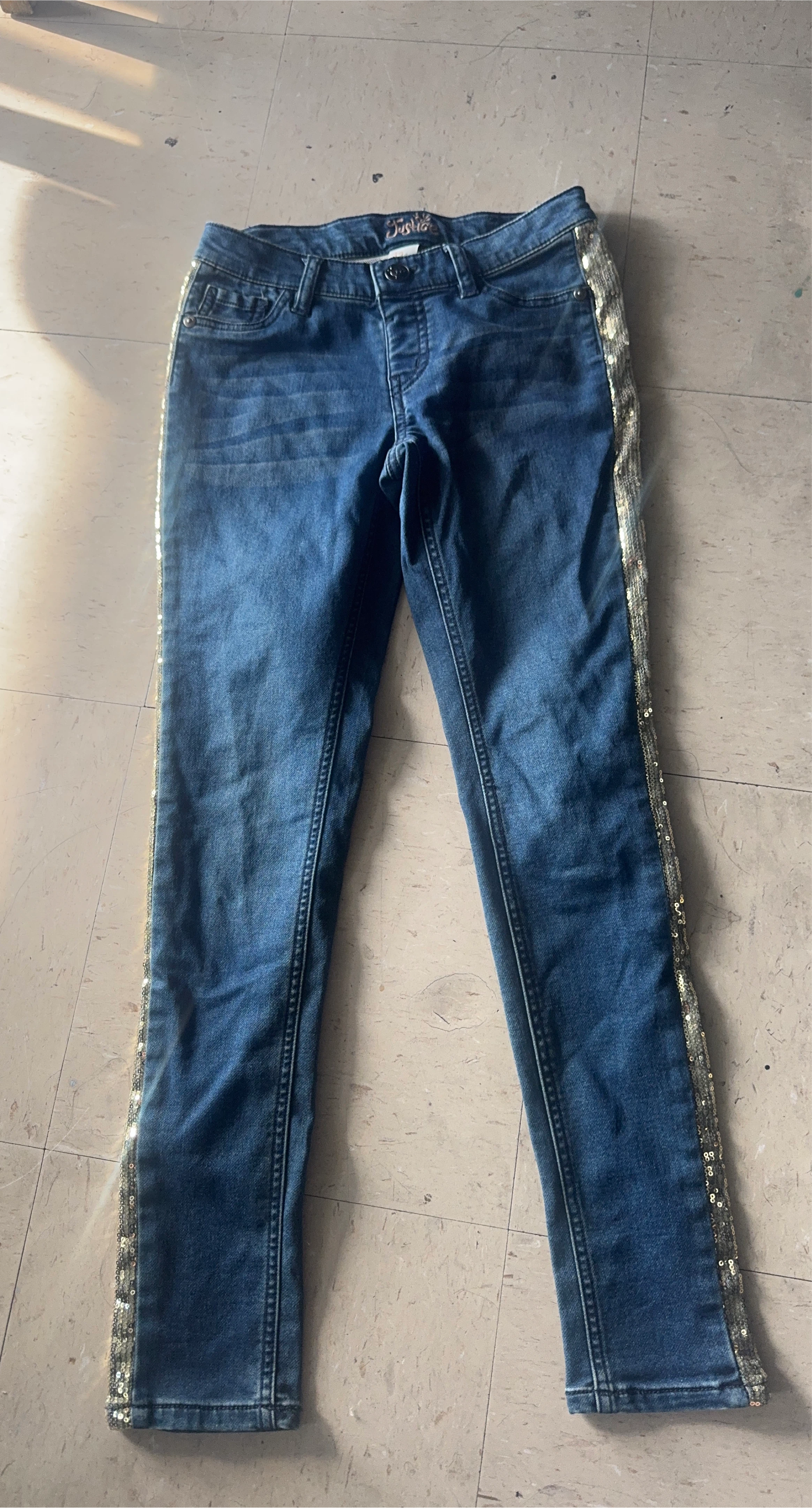 Justice Girls Jeans with Sequins