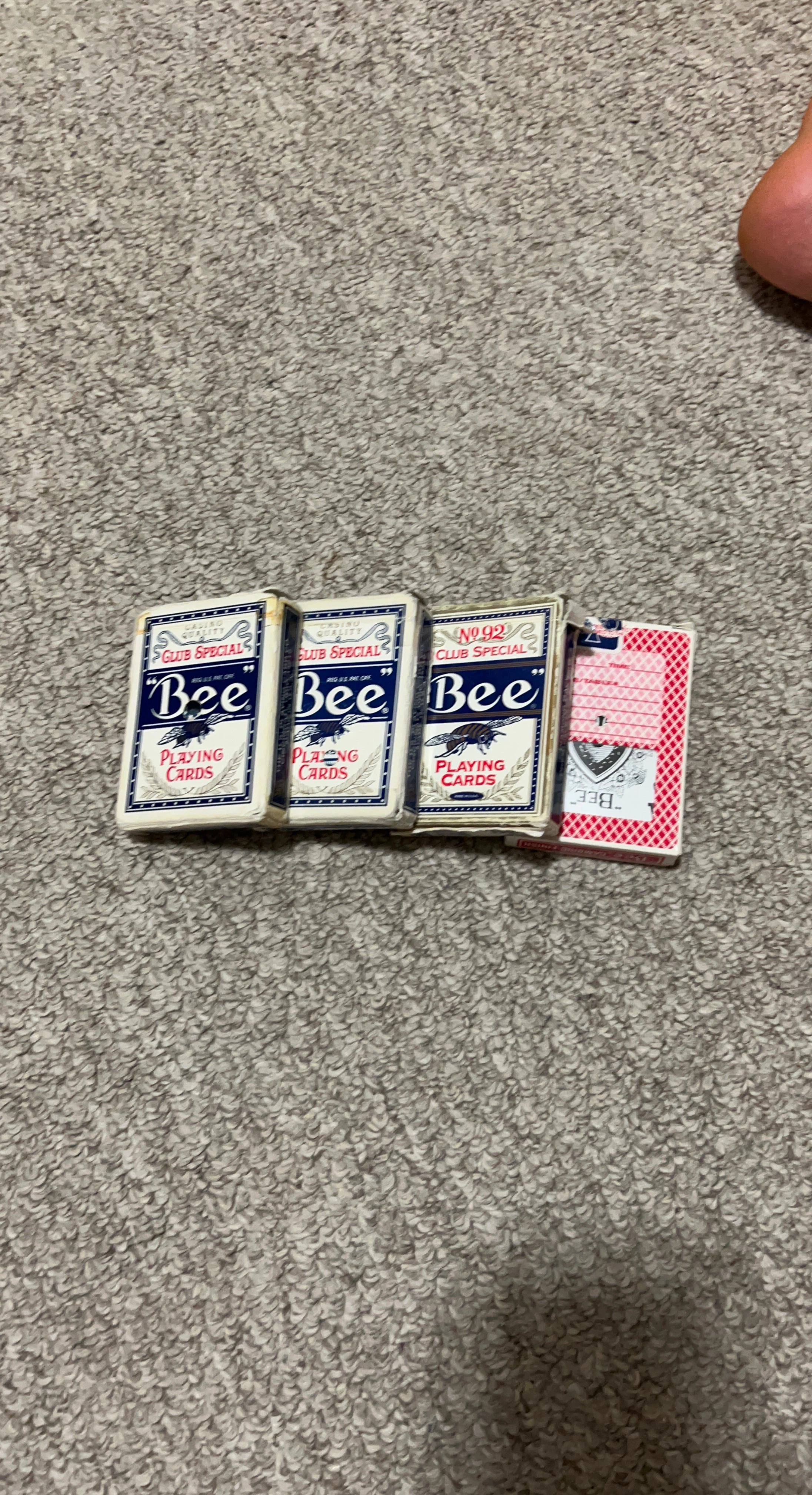 Bee Playing Cards - 4 Decks