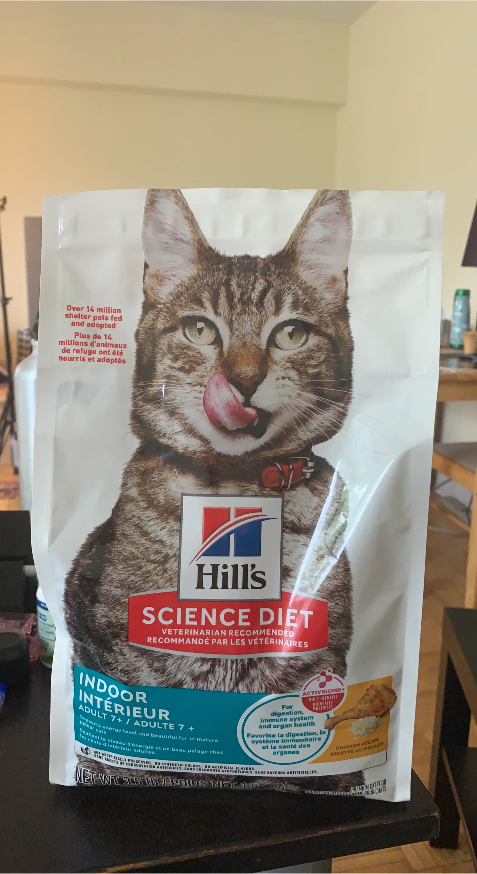 Hill's Science Diet Indoor Adult 7+ Cat Food - 3.5 lb