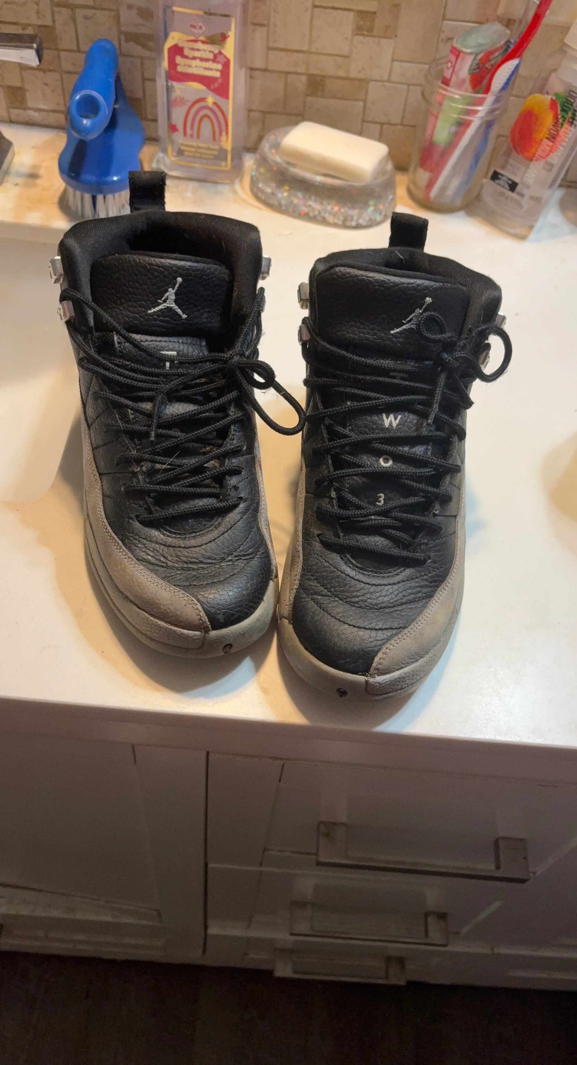 Air Jordan 12 Black Grey