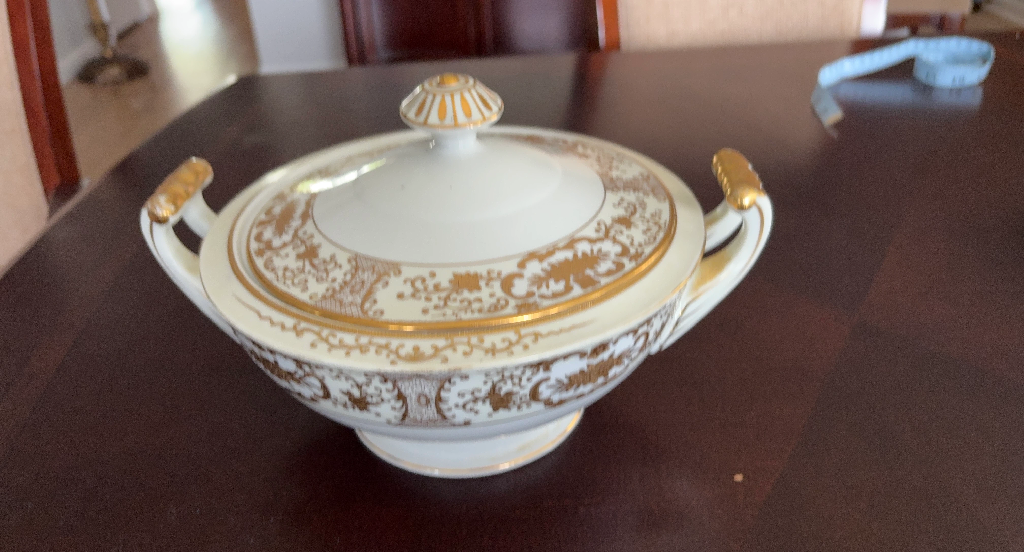 Adline China Majestic hand painted soup tureen