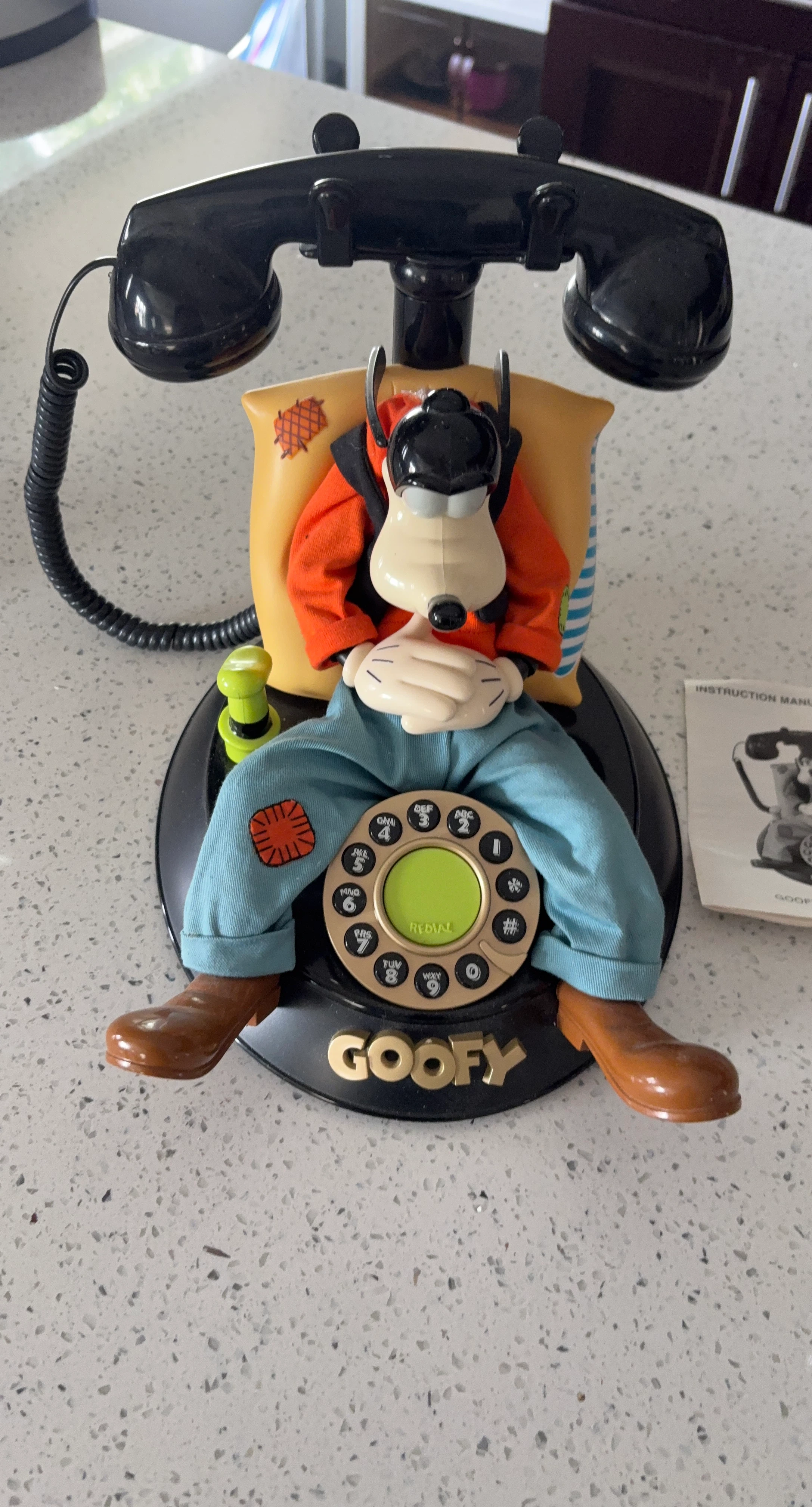 Goofy Rotary Dial Telephone - photo 2