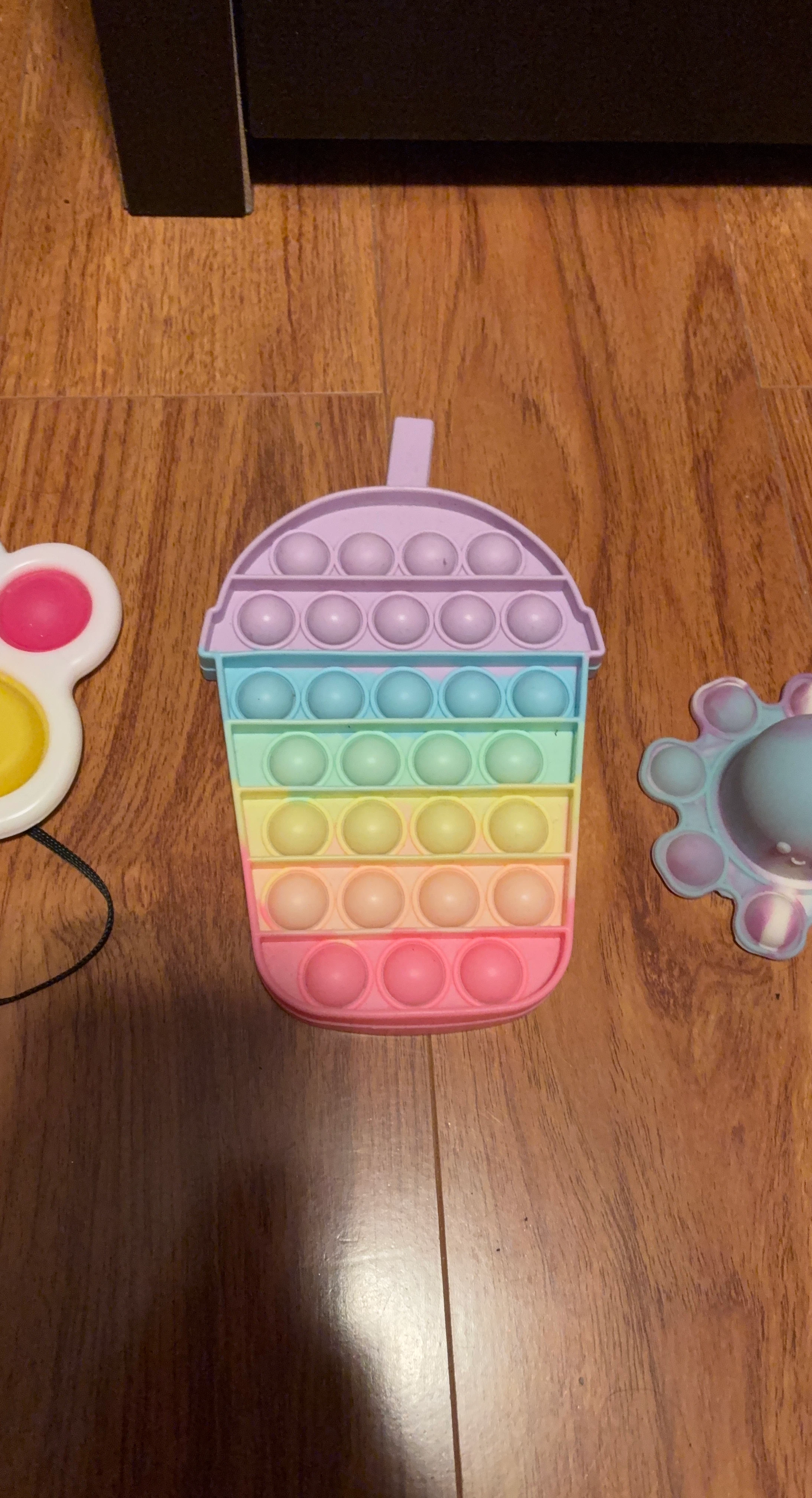 Rainbow Bubble Tea Pop-It Toy