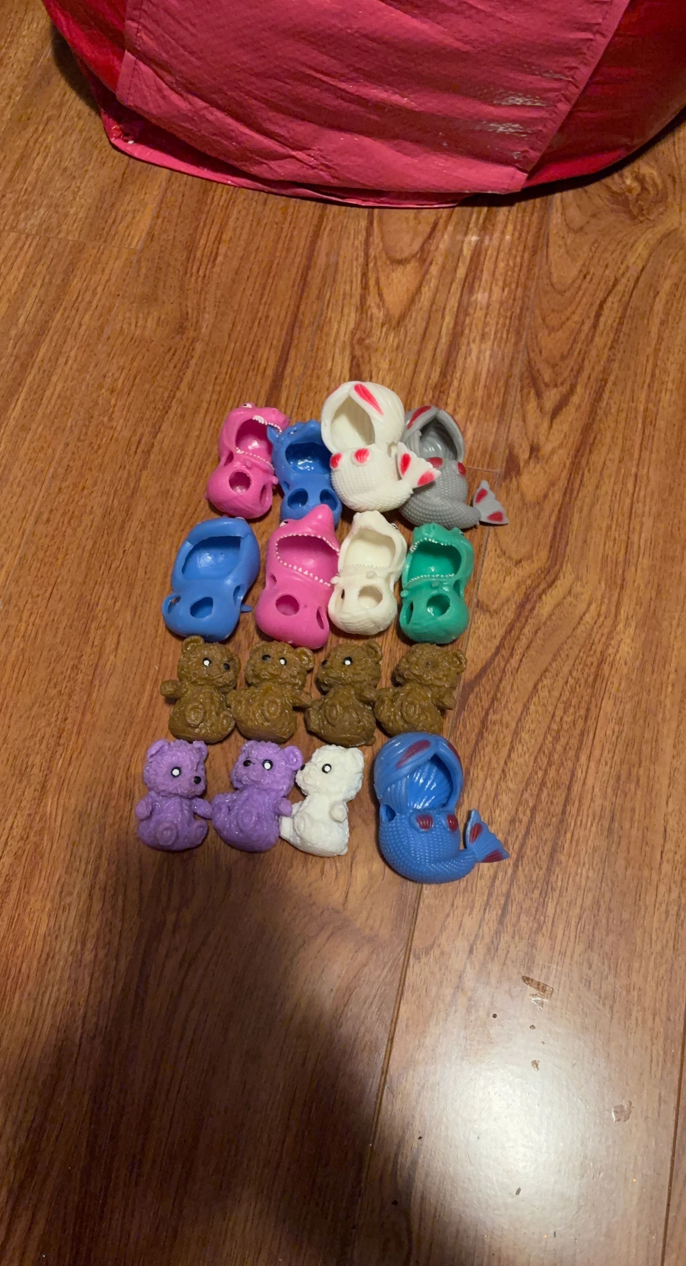 Assorted Doll Shoes and Figurines
