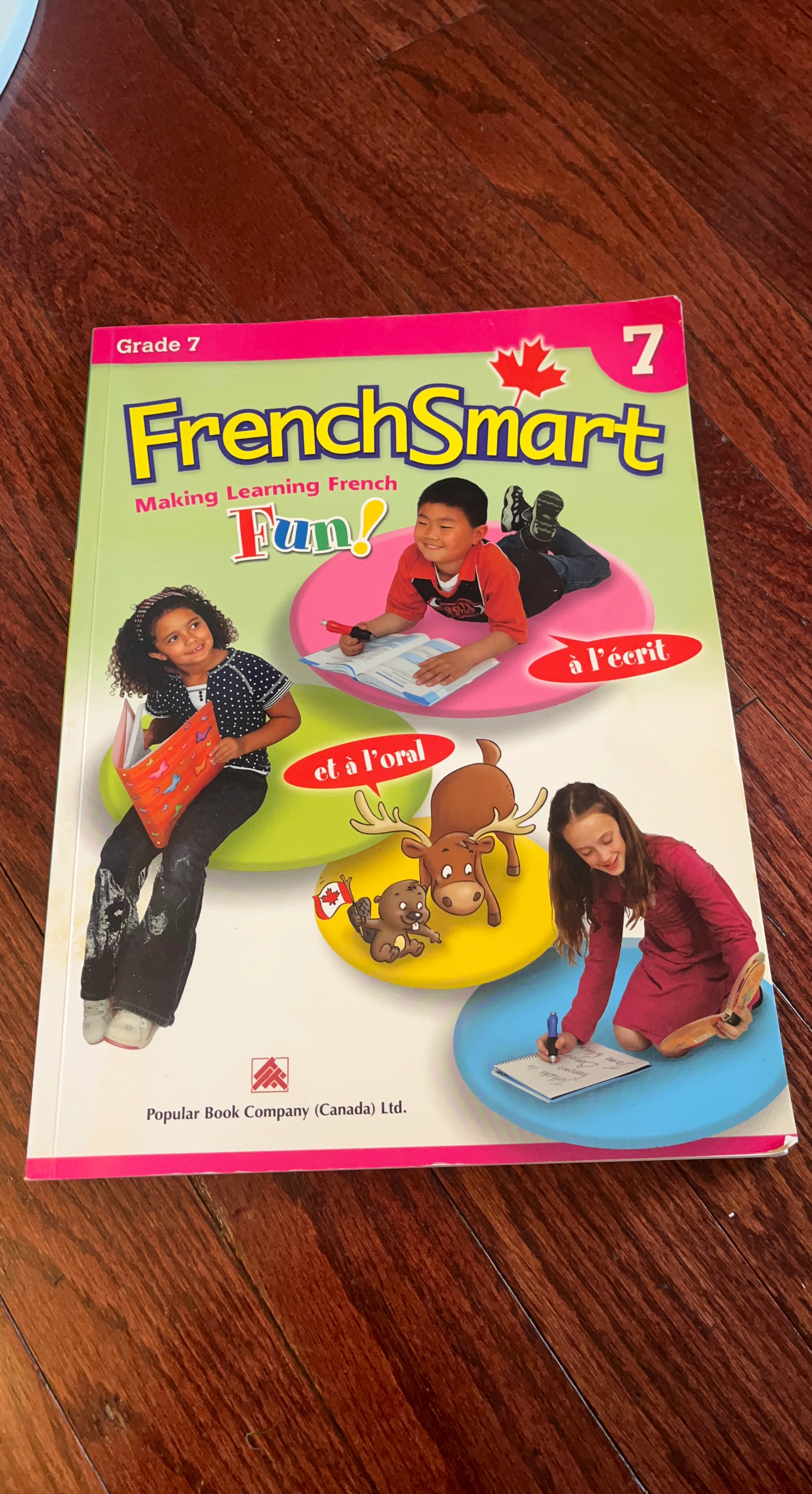 FrenchSmart Grade 7 French Language Learning Book