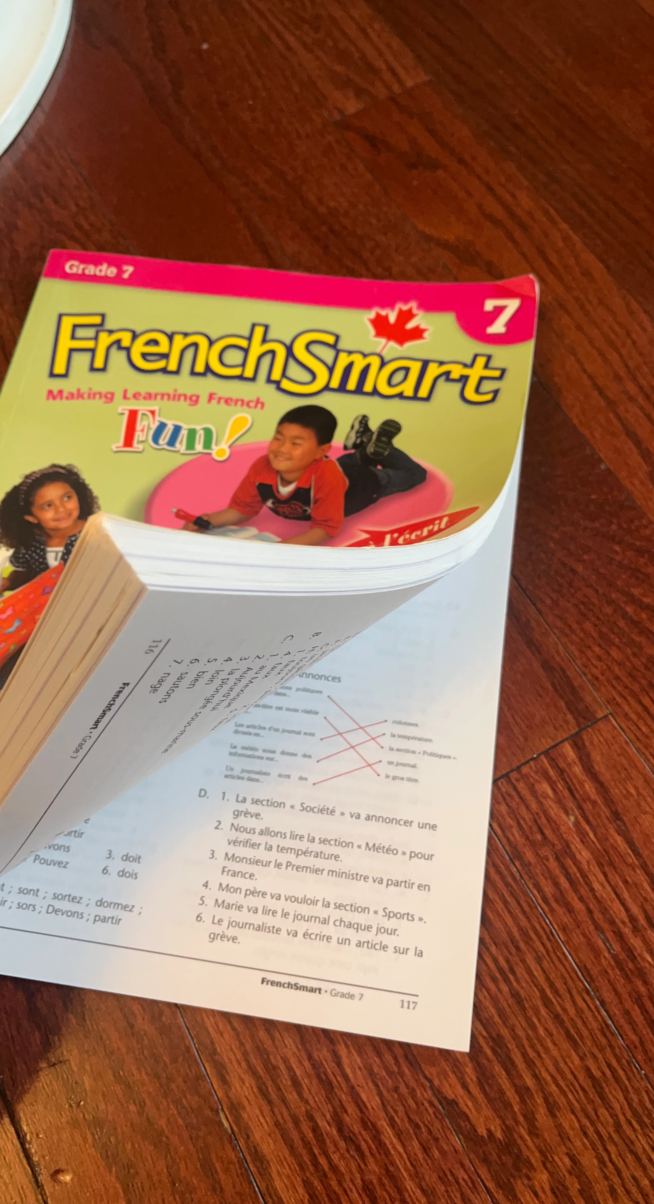 FrenchSmart Grade 7 French Learning Book