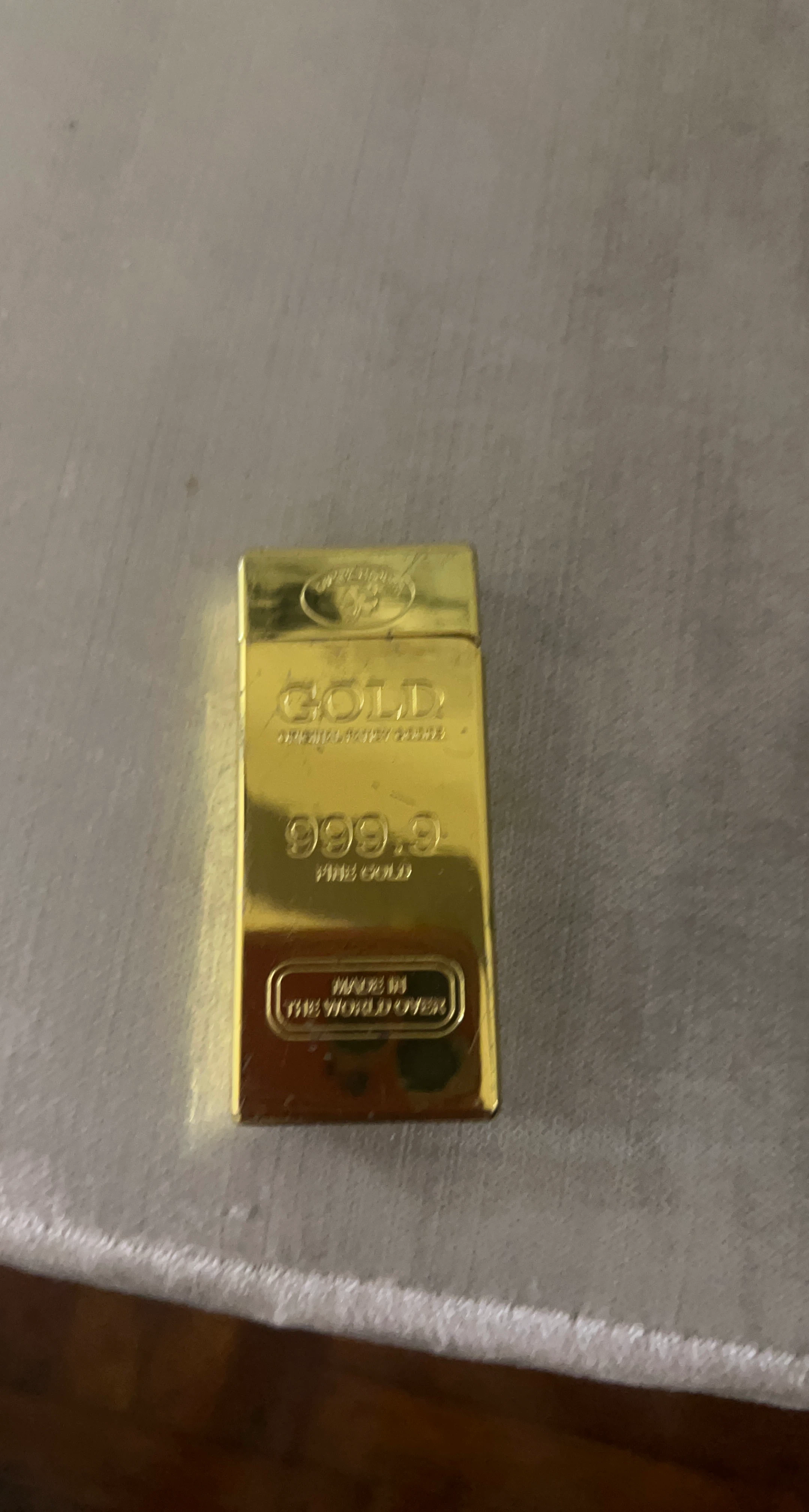 Gold Bar Style Lighter