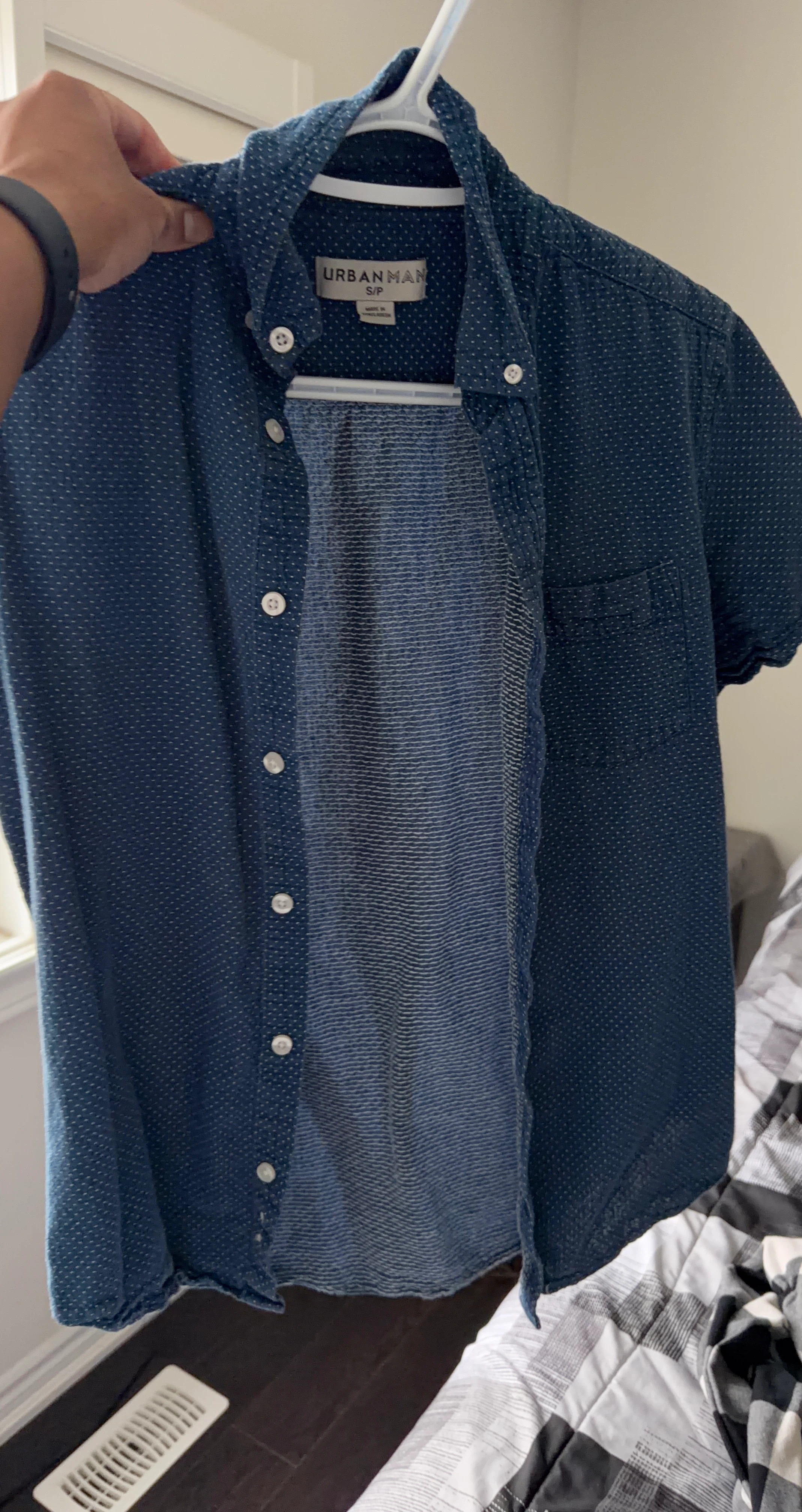 Urban Man Short Sleeve Button-Up Shirt S/P
