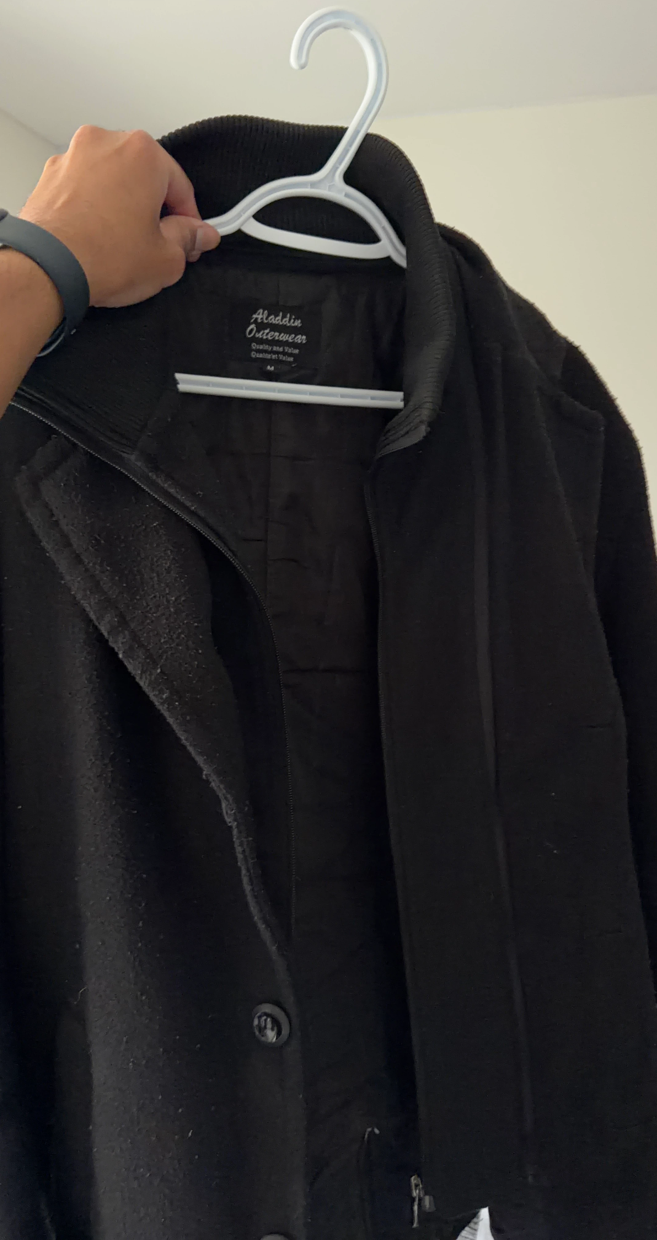 Aladdin Outerwear Black Jacket - Size M
