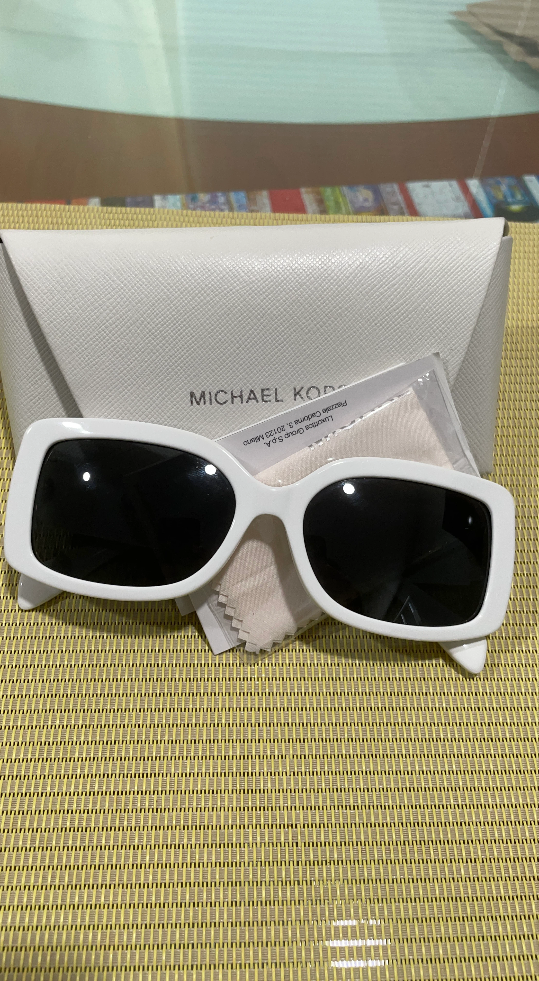 Michael Kors White Sunglasses
