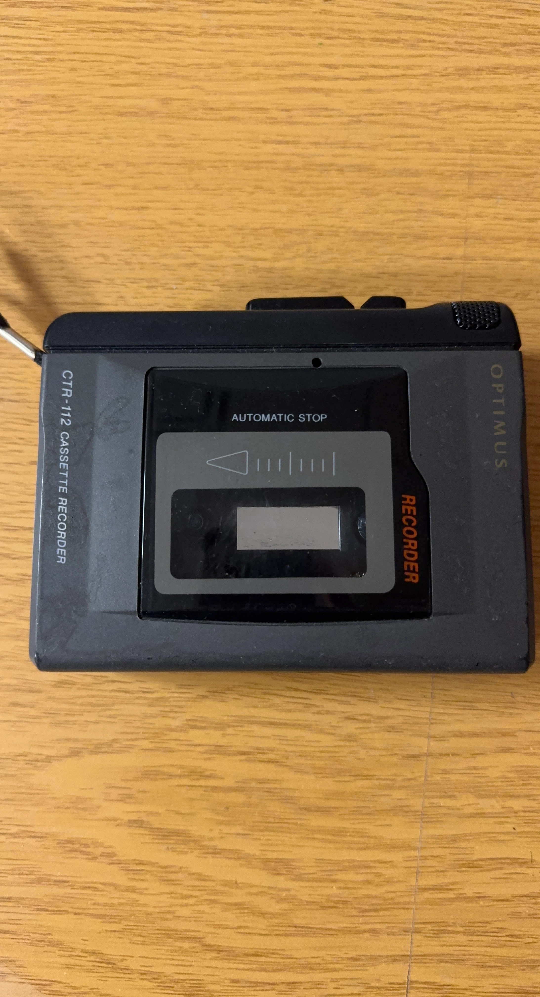 Optimus CTR-112 Cassette Recorder