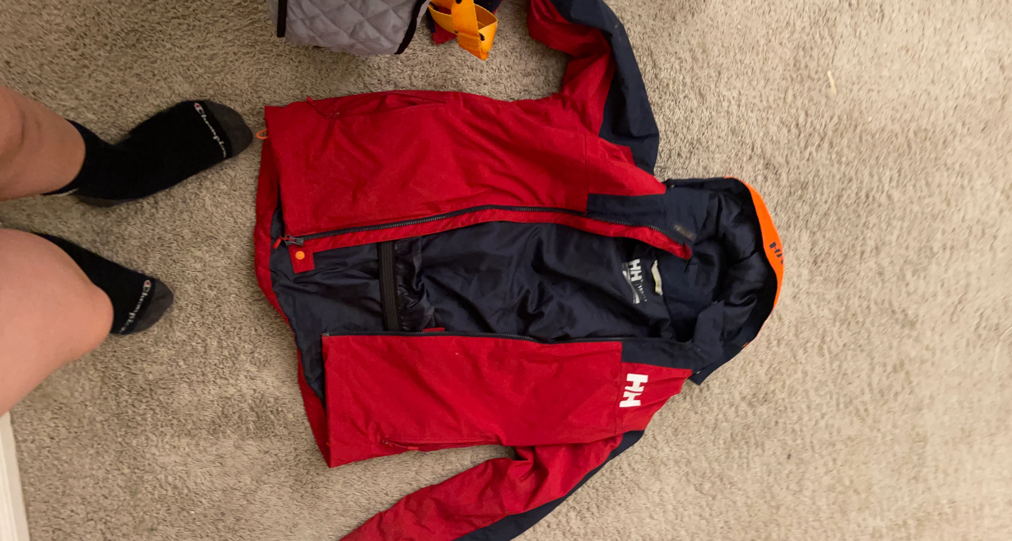 Helly Hansen Red & Navy Ski Jacket