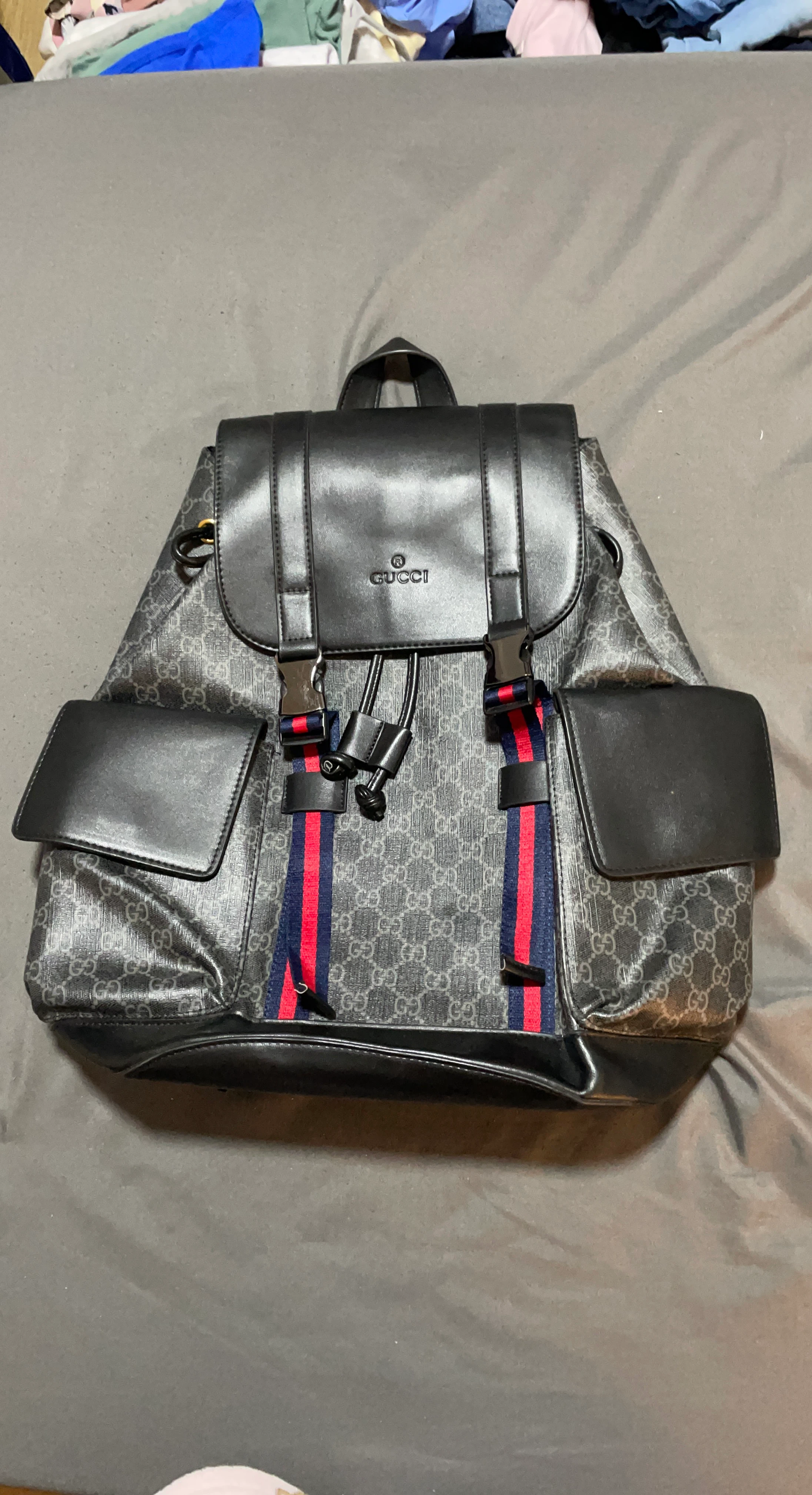 Gucci GG Monogram Backpack