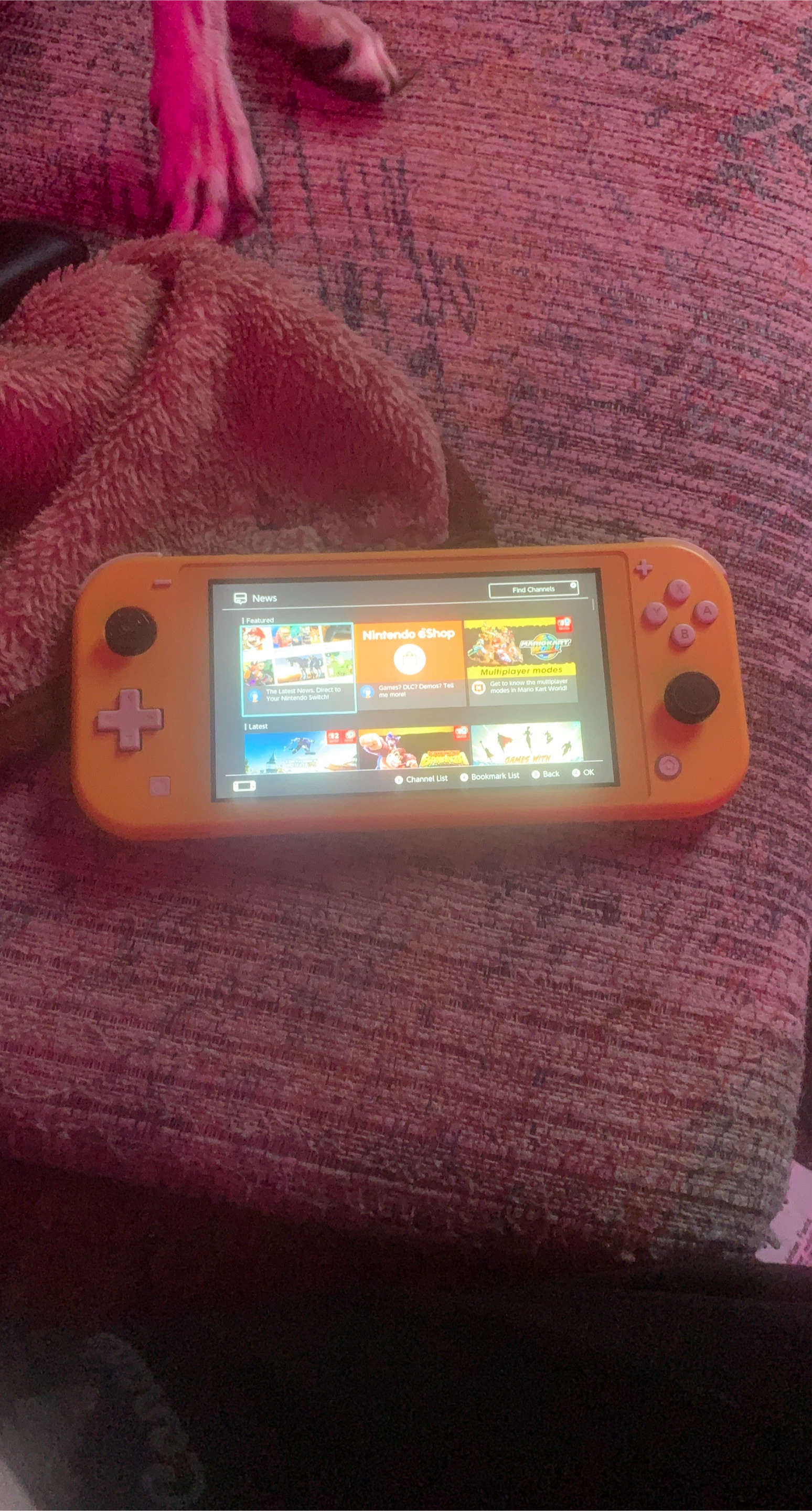 Orange Nintendo Switch Lite