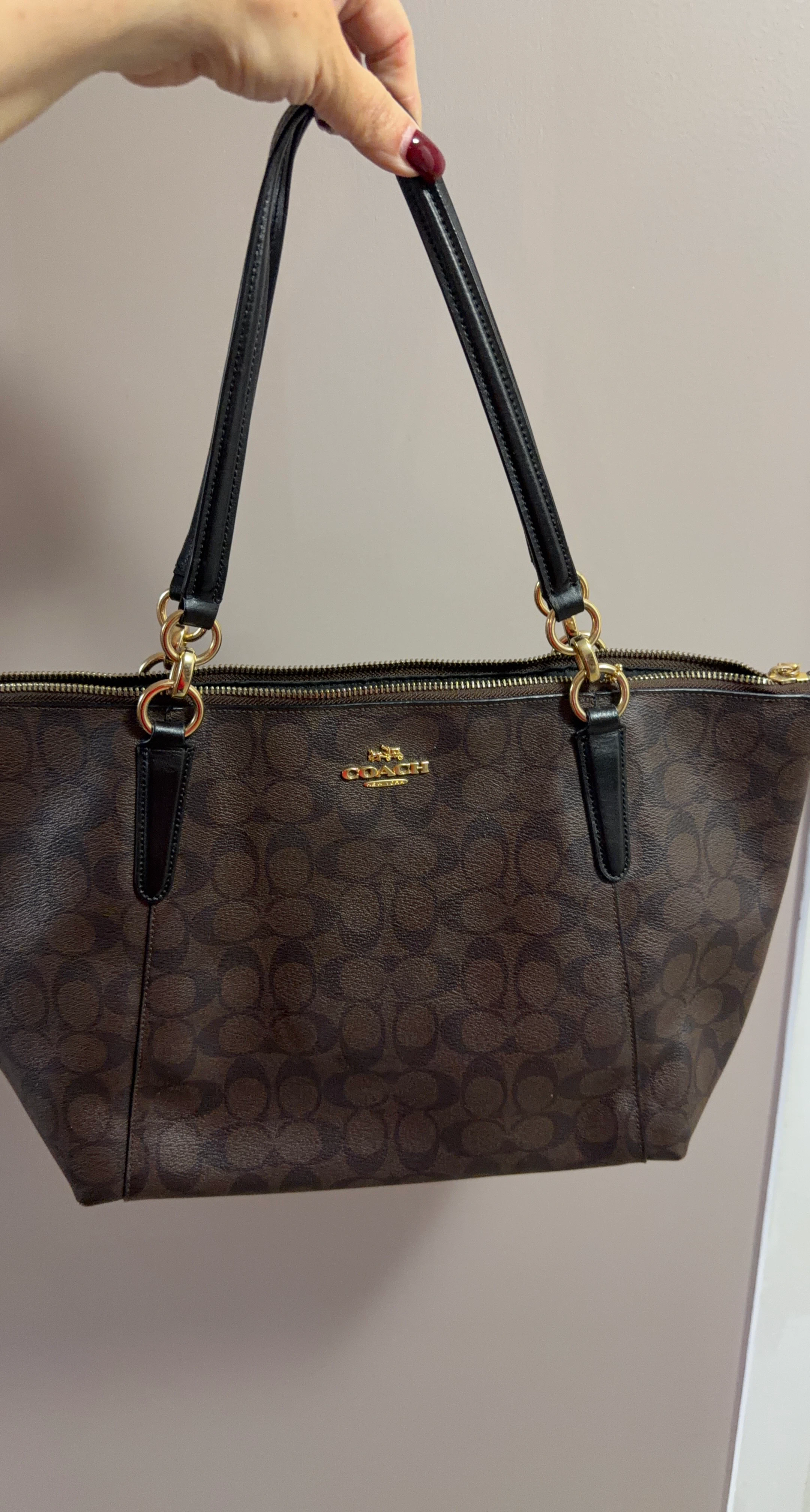 Coach Monogram Tote Bag